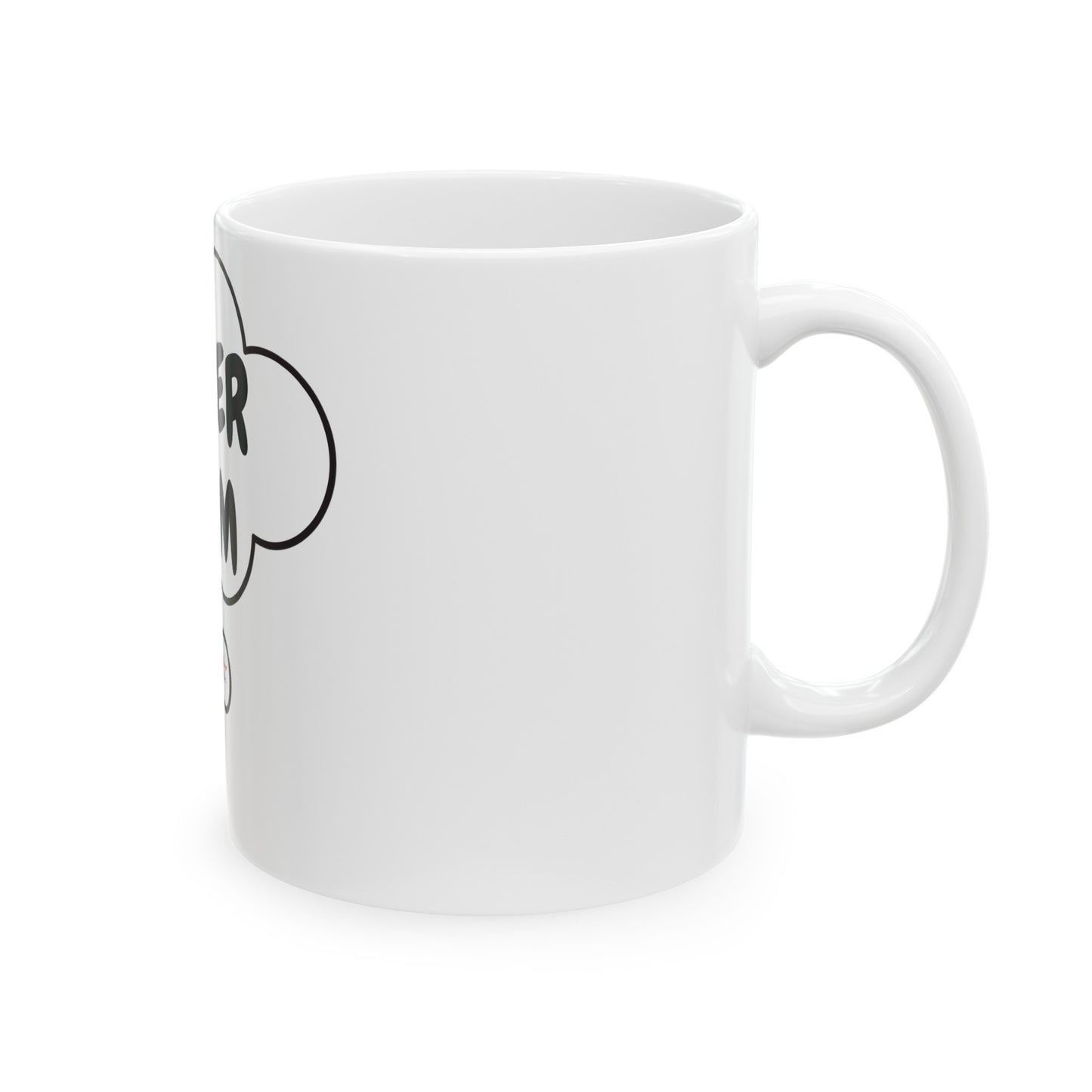 SOCCER MOM COFFEE MUG IN THOUGHT BUBBLE FOR SOCCER MOM IN THOUGHT BUBBLE CERAMIC 11oz MOTHERS DAY GIFT FOR SOCCER SPORT MOM