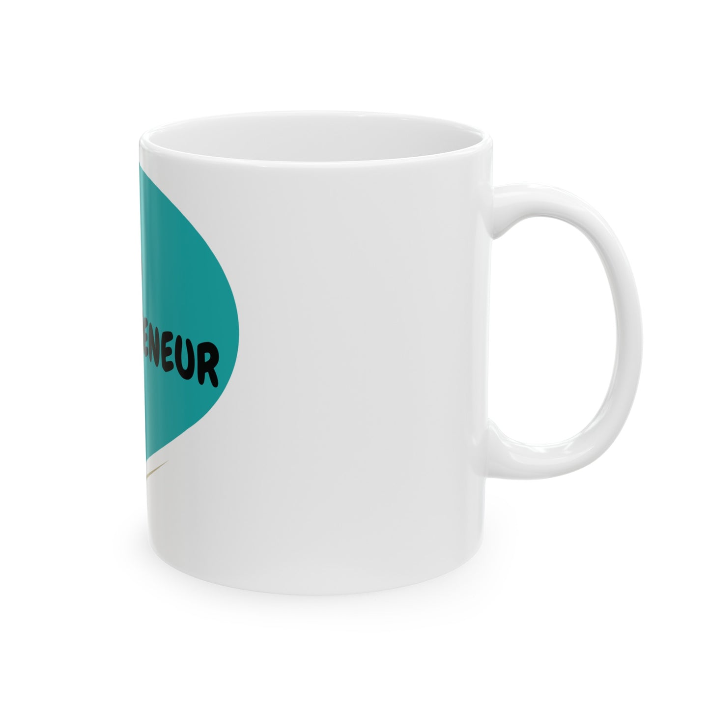 MAKEUP ENTREPRENEUR COFFEE MUG IN SPEECH BUBBLE FOR COFFEE LOVER FOR MAKEUP LOVER MAKEUP INFLUENCER GIFT IN SPEECH BUBBLE CERAMIC 11oz ENTREPRENEUR GIFT FOR COFFEE LOVER COFFEE MUG