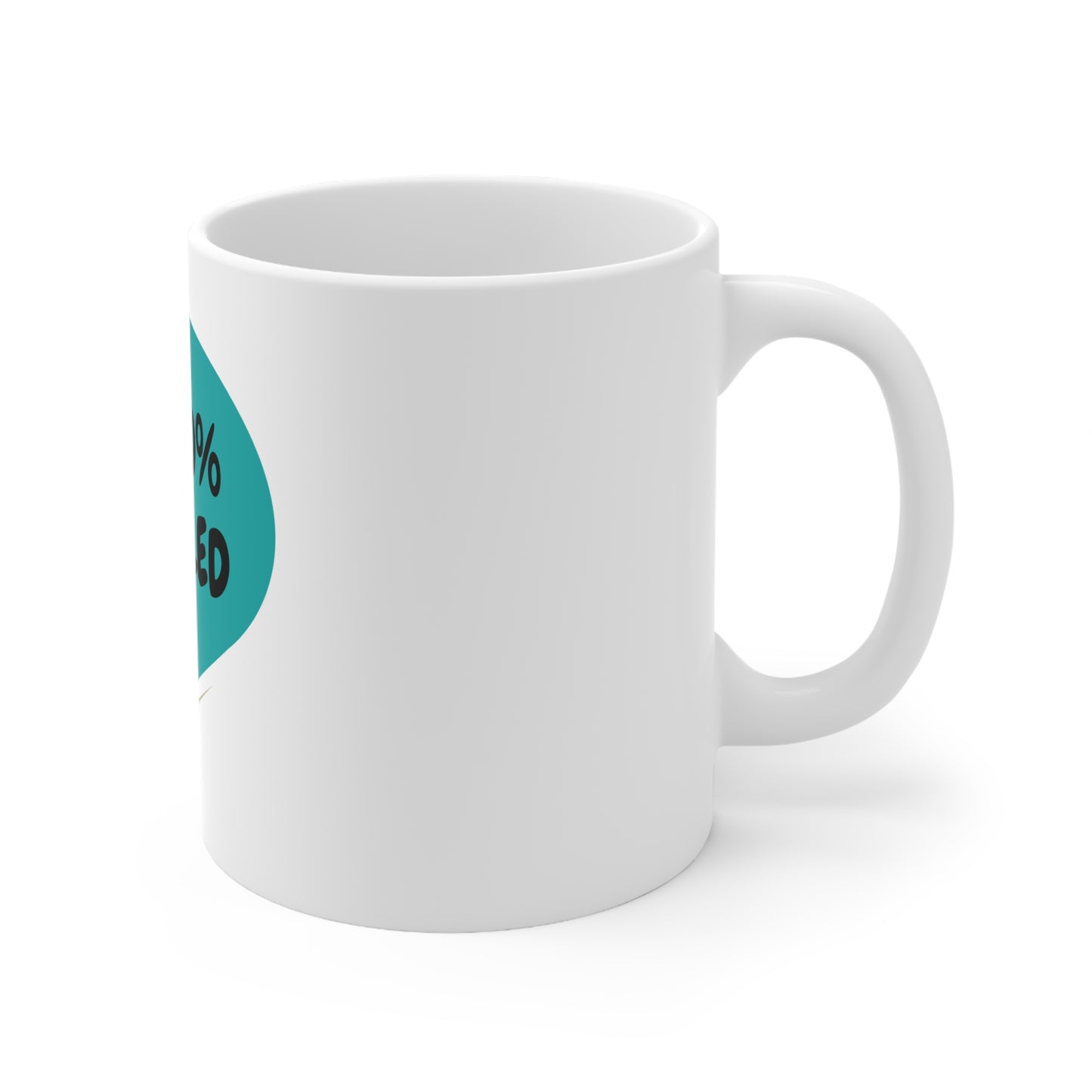 1000% SPOILED COFFEE MUG IN SPEECH BUBBLE GIFT COFFEE DRINKER GIFT SARCASTIC SAYINGS GIFT MUG FUNNY SAYINGS MUG 1000% SPOILED IN SPEECH BUBBLE CERAMIC MUG 11oz