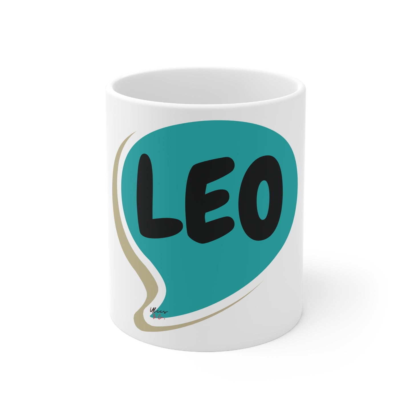 LEO ZODIAC SIGN FOR COFFEE MUG IN SPEECH BUBBLE BIRTHDAY GIFT FOR LEO HOROSCOPE SIGN CERAMIC MUG 11oz ASTRONOMY SIGNS ON COFFEE MUG FOR COFFEE LOVERS