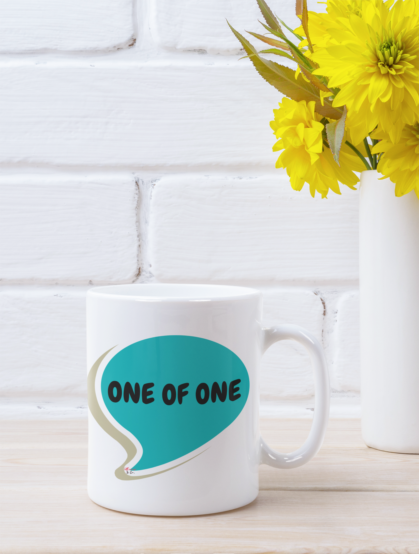 ONE OF ONE COFFEE MUG GIFT FOR COFFEE DRINKER COFFEE MUG GIFT MUG ONE OF ONE IN SPEECH BUBBLE BEVERAGE MUG FUNNY GIFT SARCASTIC GIFT FUNNY SAYING MUG FUNNY SAYING MUG CERAMIC MUG 11oz