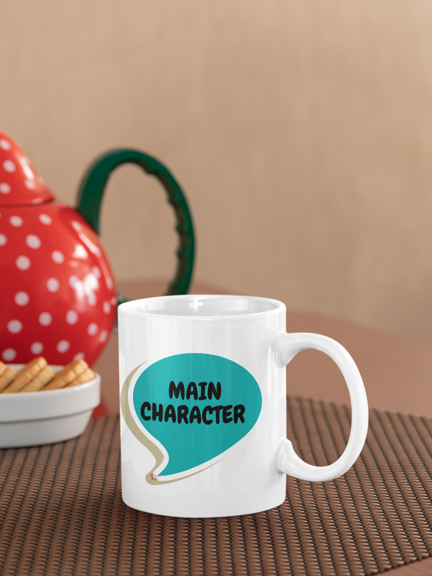 MAIN CHARACTER IN SPEECH BUBBLE MUG CERAMIC MUG 11oz GIFT FUNNY SAYINGS MUG SARCASTIC SAYINGS MUG GIFT