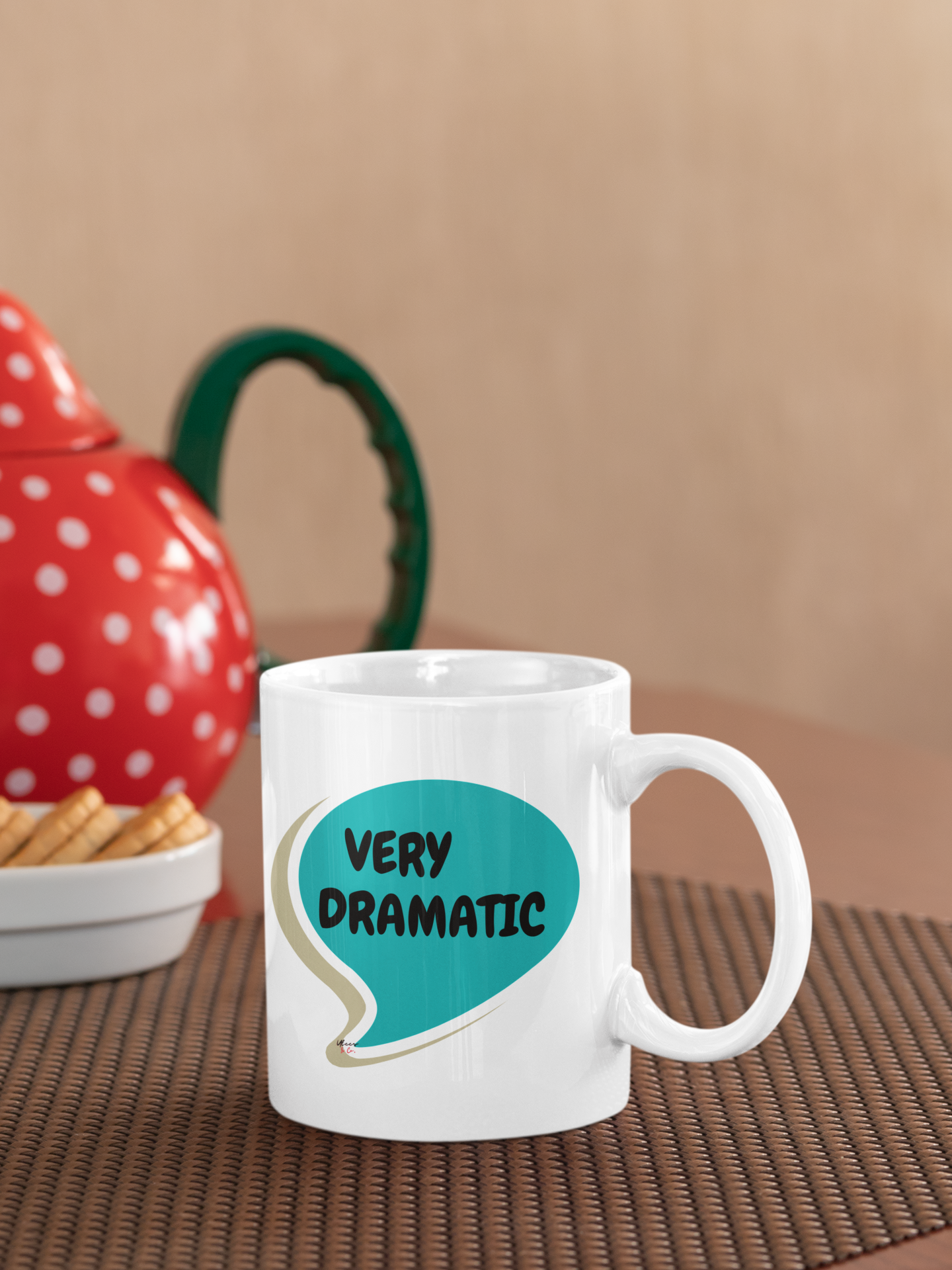 VERY DRAMATIC COFFEE MUG CERAMIC 11oz IN SPEECH BUBBLE SARCASTIC MUG FOR COFFEE LOVERS FUNNY COFFEE MUG FOR COFFEE DRINKERS