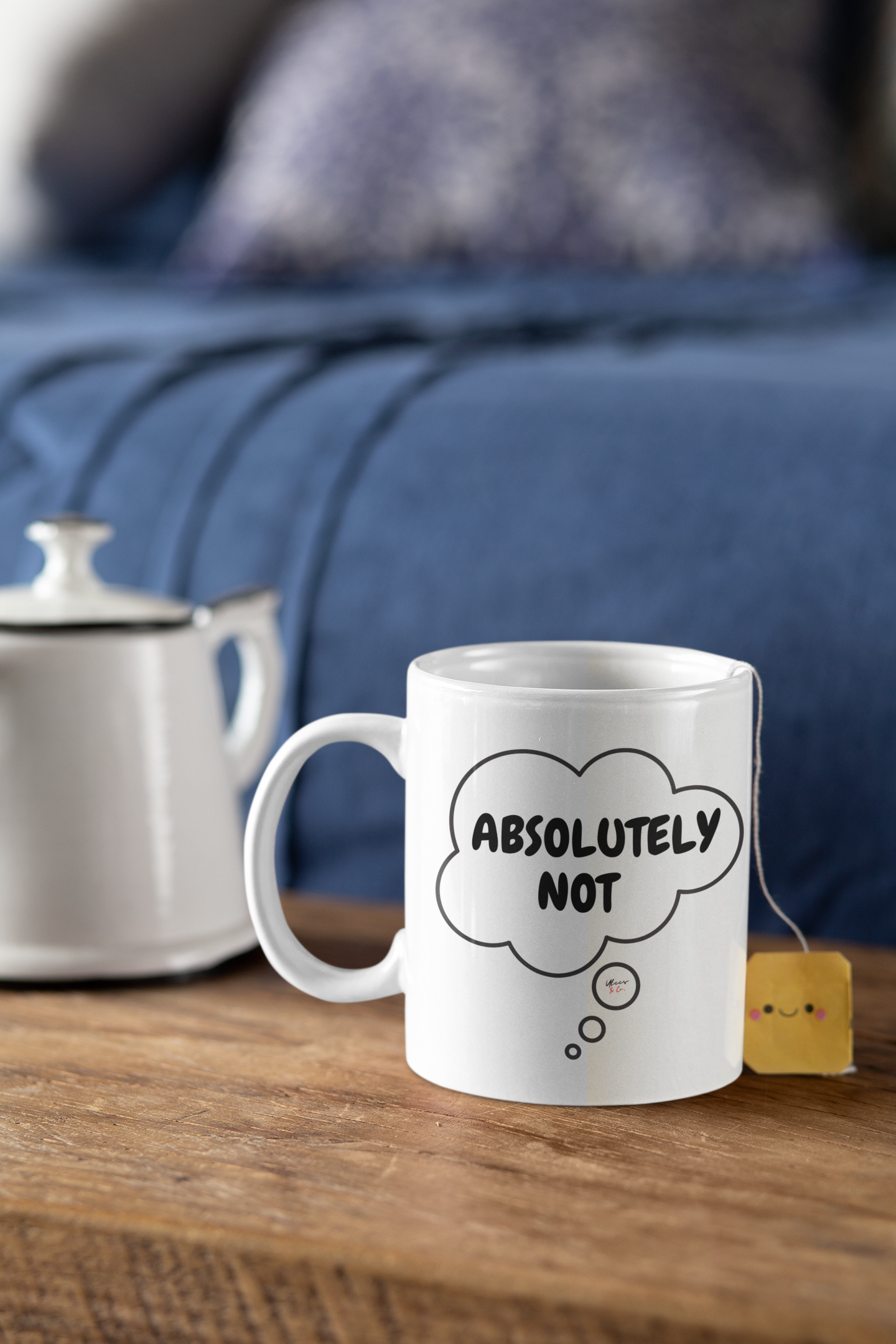 ABSOLUTELY NOT COFFEE MUG IN THOUGHT BUBBLE FOR COFFEE DRINKER GIFT FUNNY SAYINGS GIFT COFFEE GIFT MUG ABSOLUTELY NOT IN CERAMIC MUG 11oz SARCASTIC SAYINGS MUG GIFT