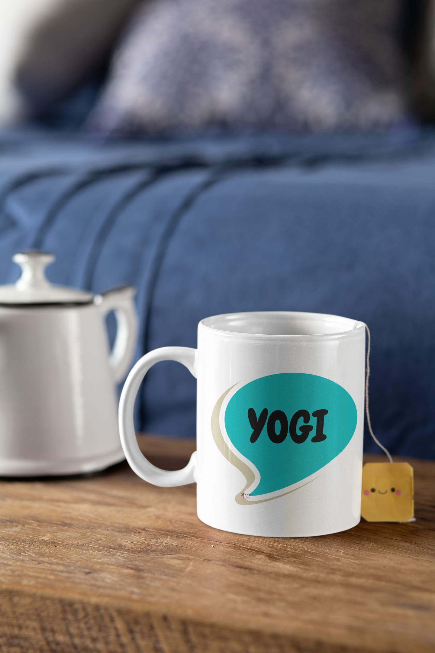 YOGI COFFEE MUG GIFT IN SPEECH BUBBLE FOR YOGI CERAMIC 11oz YOGA STUDENTS COFFEE LOVER COFFEE MUG GIFT