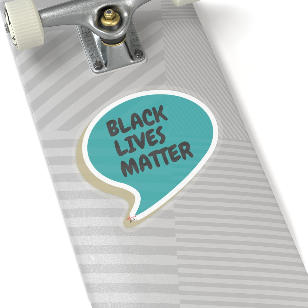 BLACK LIVES MATTER BIG STICKER IN SPEECH BUBBLE BLM BIG STICKER 6X6