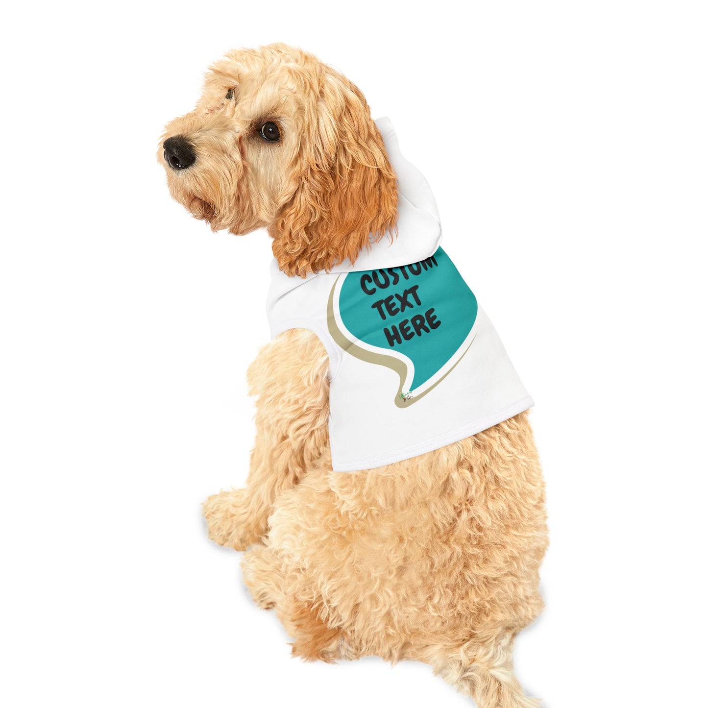 CUSTOMIZED PET HOODIE SHIRT IN SPEECH BUBBLE PERSONALIZED GRAPHIC UNISEX DOG PULLOVER HOODIE FOR DOGS SHIRTS CUSTOM GIFTS FOR PETS HOODIE FOR PUPPIES DOG CLOTHING