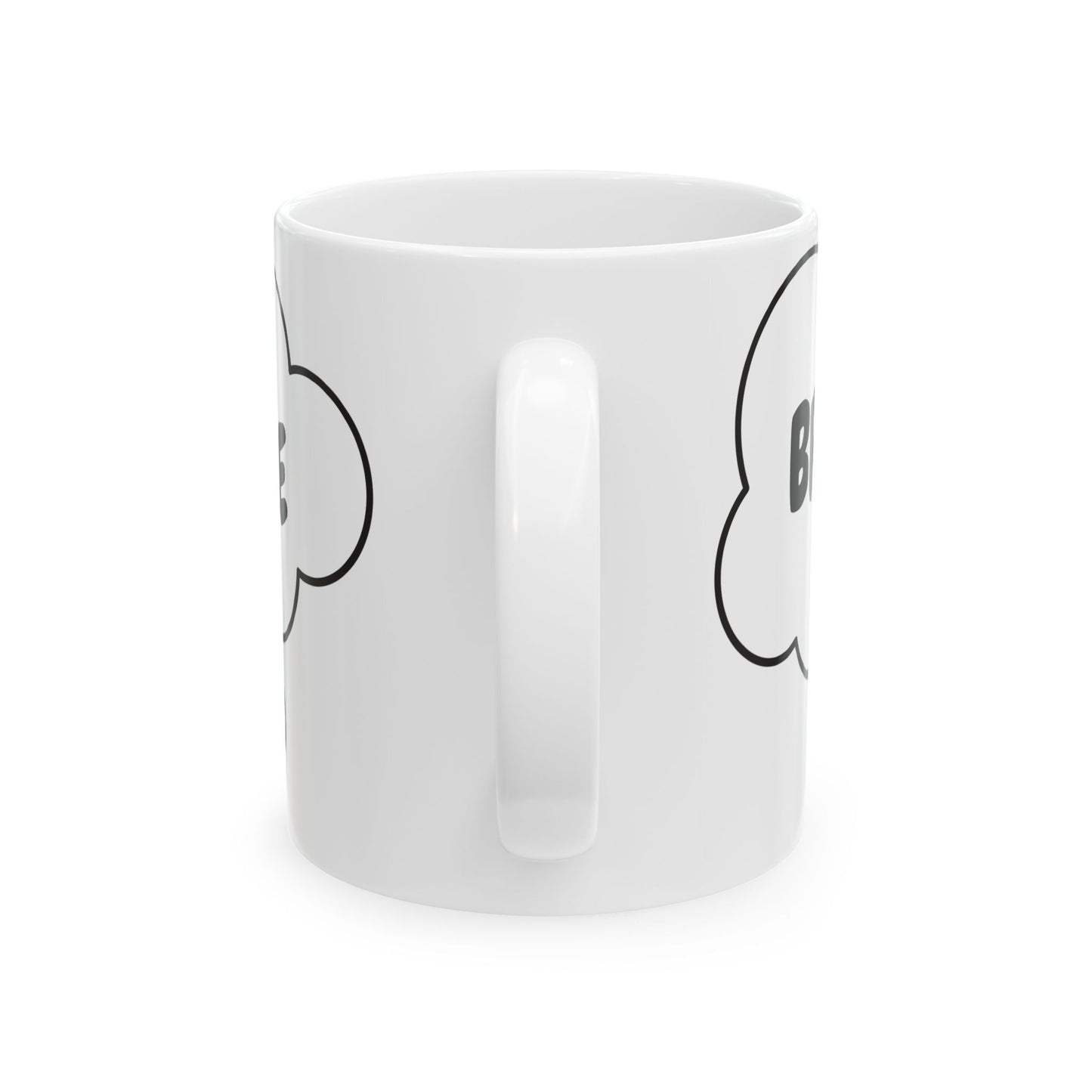 BRIDE COFFEE MUG 11oz CERAMIC MUG 11oz THOUGHT BUBBLE WEDDING FAVORS COFFEE LOVER MUG WEDDING GIFT MUG BACHELORETTE GIFT DRINKWARE GIFT CAFFEINE DRINKER FIANCÉE GIFT FOR BRIDAL PARTY FUTURE BRIDE