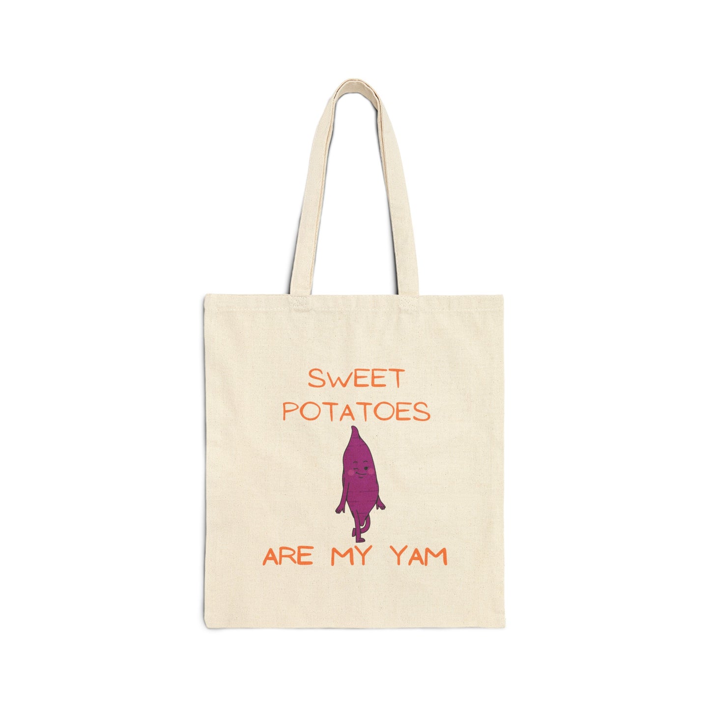 SWEET POTATOES ARE MY YAM TOTE BAG GIFT COTTON CANVAS TOTE BAG