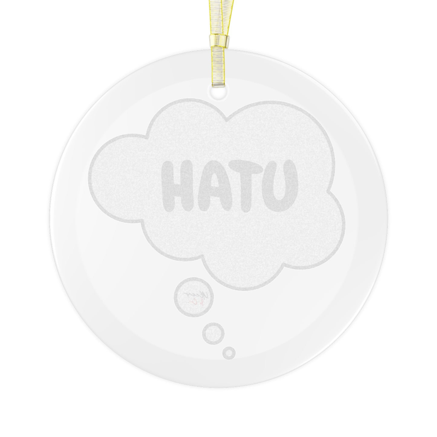 UTAH GLASS ORNAMENT IN THOUGHT BUBBLE FOR FAVORITE STATE DECORATION FOR CHRISTMAS DECOR FOR HOLIDAY DECORATION