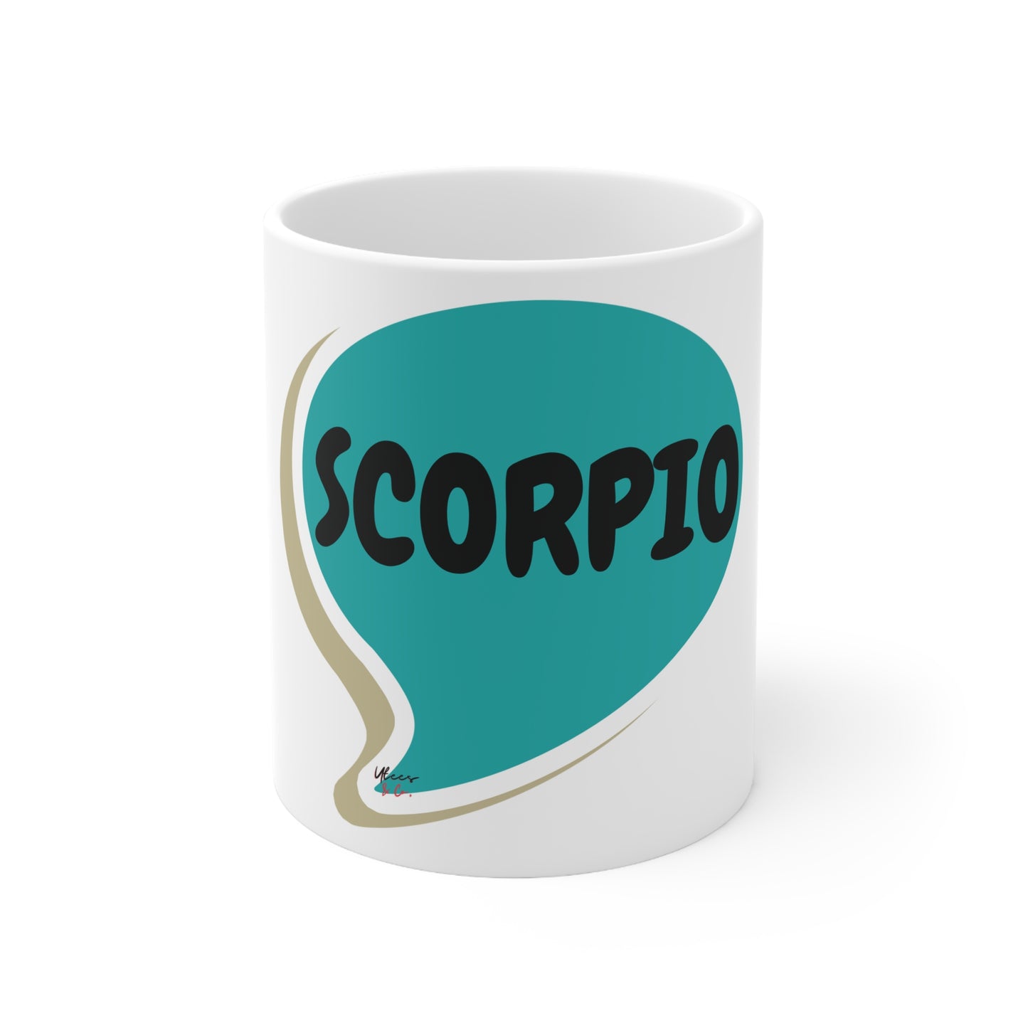 SCORPIO ZODIAC SIGN COFFEE MUG IN SPEECH BUBBLE BIRTHDAY GIFT HOROSCOPE SIGN COFFEE MUG CERAMIC MUG 11oz SCORPIO ZODIAC SIGN COFFEE MUG GIFT