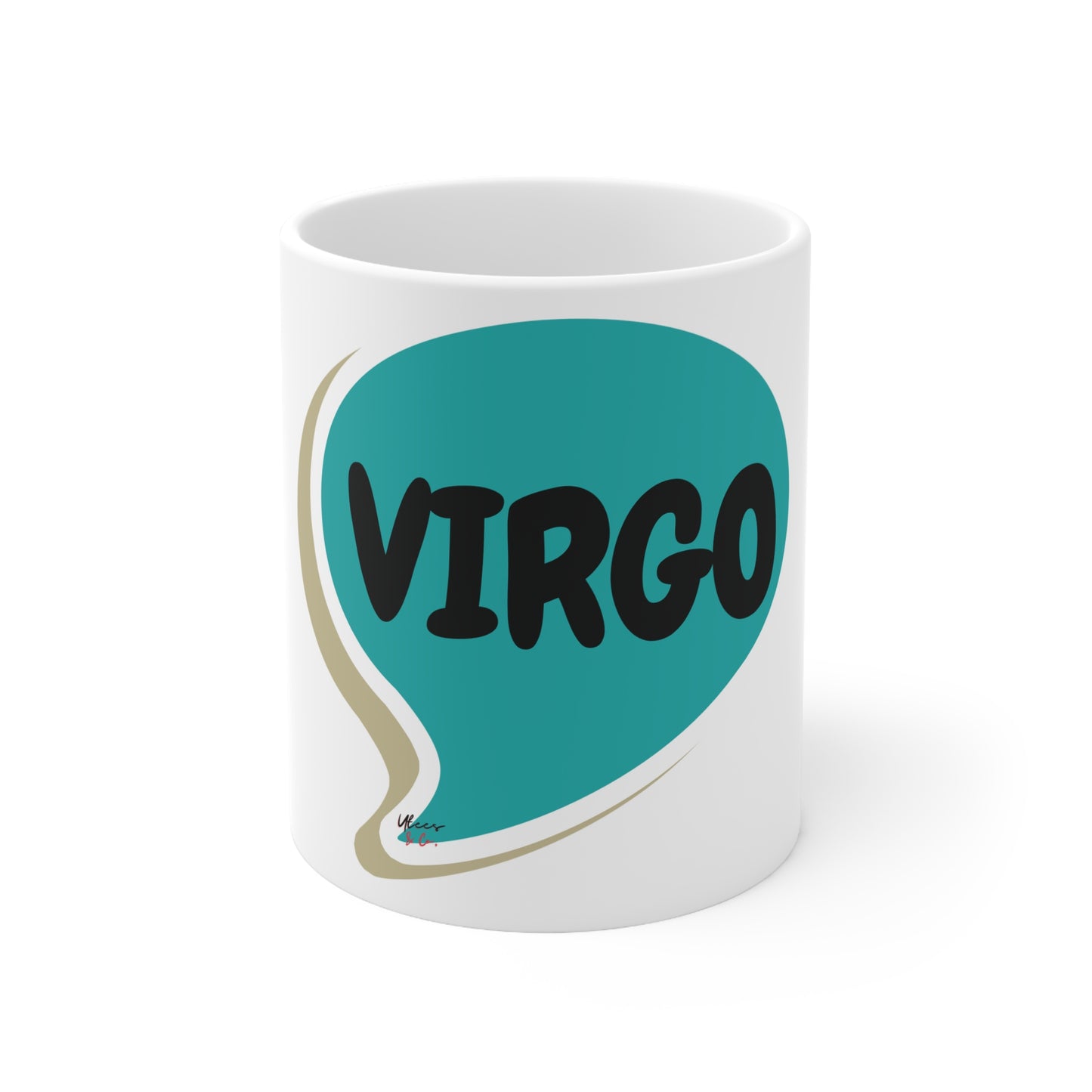 VIRGO ZODIAC SIGN COFFEE MUG GIFT HOROSCOPE SIGN MUG IN SPEECH BUBBLE CERAMIC MUG 11oz VIRGO ZODIAC SIGN BIRTHDAY GIFT COFFEE MUG