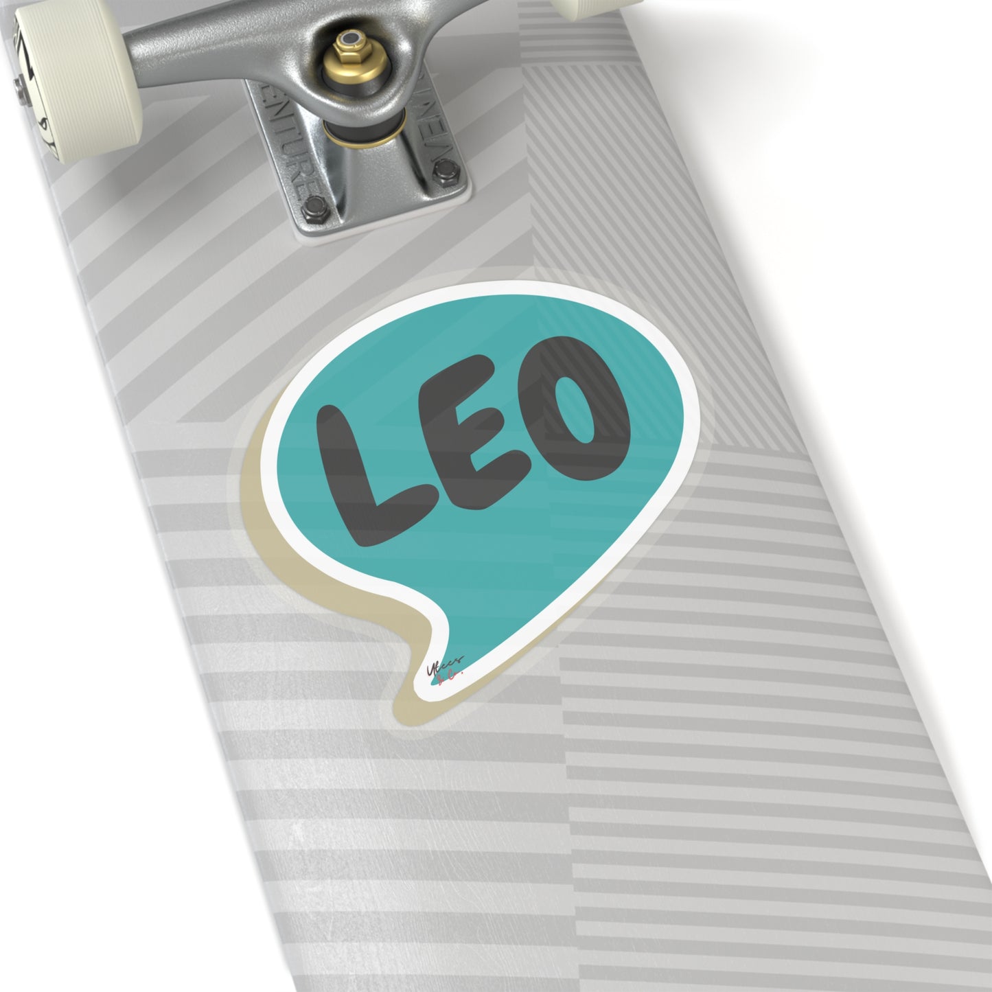 LEO ZODIAC SIGNS STICKER IN SPEECH BUBBLE HOROSCOPE SIGN STICKER BIG OVERSIZED STICKER ZODIAC SIGN LEO SIGN STICKER