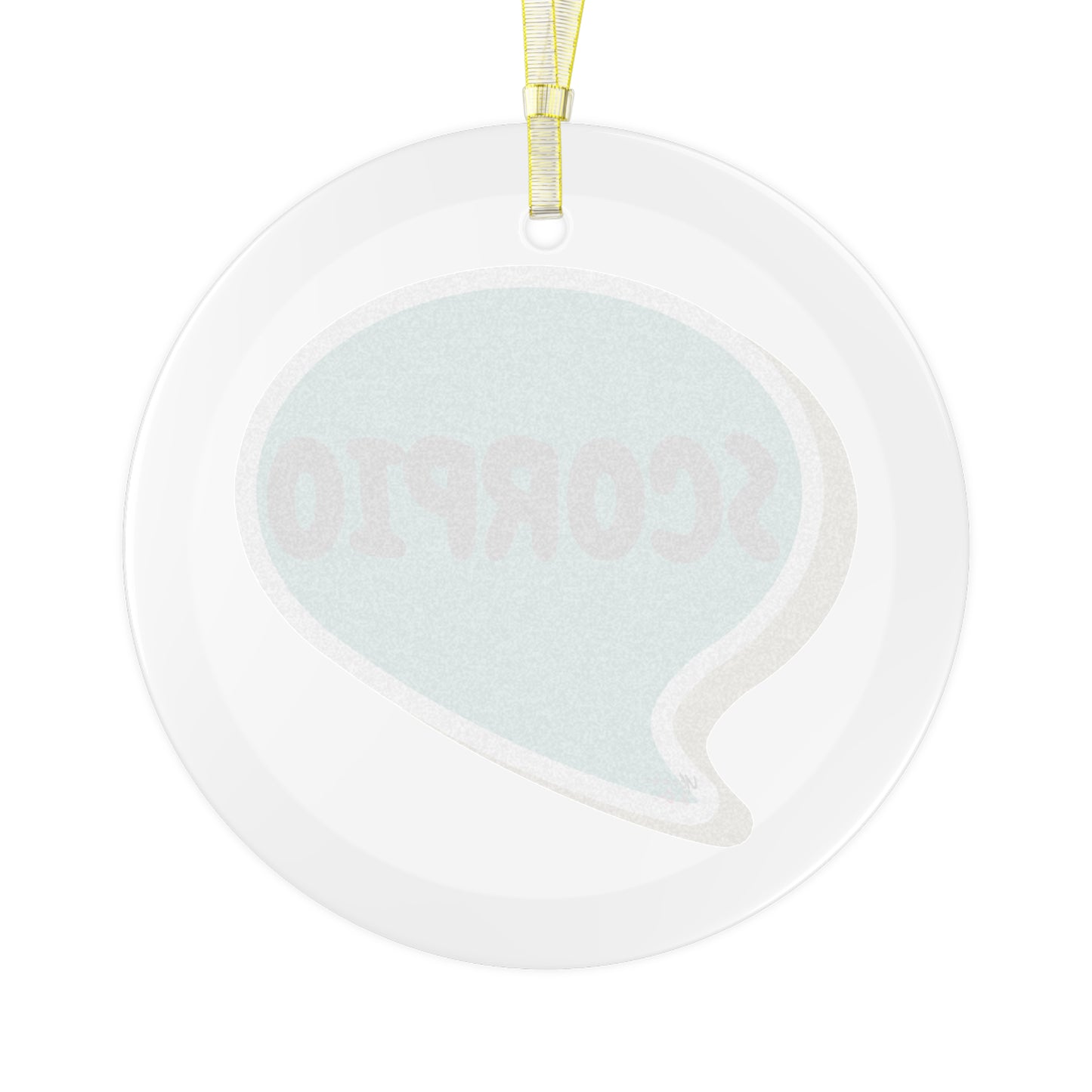 SCORPIO ZODIAC SIGN GLASS ORNAMENTS SPEECH BUBBLE HOROSCOPE BIRTHDAY SIGNS SCORPIO SYMBOLS CHRISTMAS TREE ORNAMENT HOLIDAY GIFT ZODIAC SCORPIO SYMBOLS