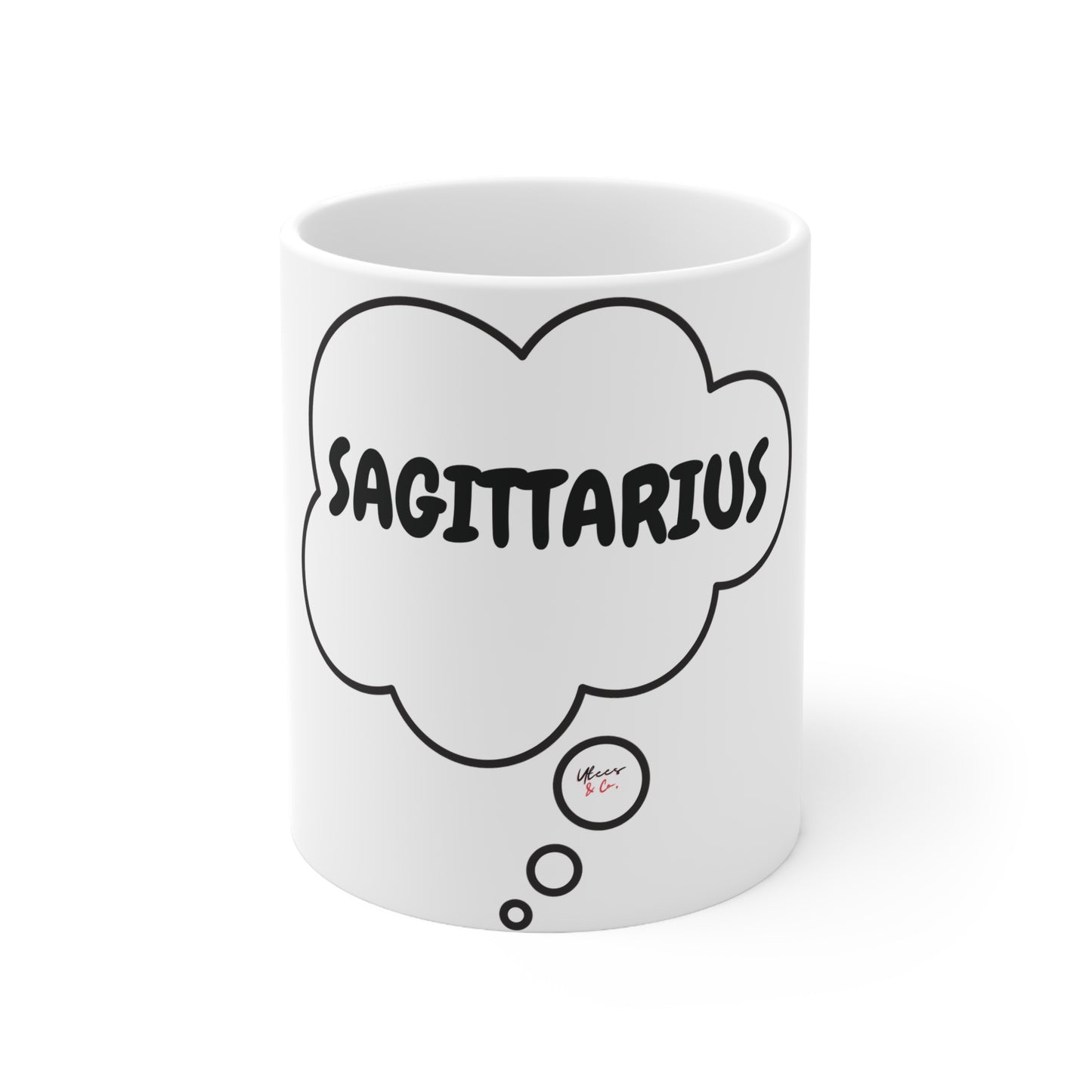 SAGITTARIUS ZODIAC SIGN COFFEE MUG IN THOUGHT BUBBLE BIRTHDAY GIFT HOROSCOPE SIGN COFFEE MUG CERAMIC MUG 11oz SAGITTARIUS ZODIAC SIGN COFFEE MUG GIFT