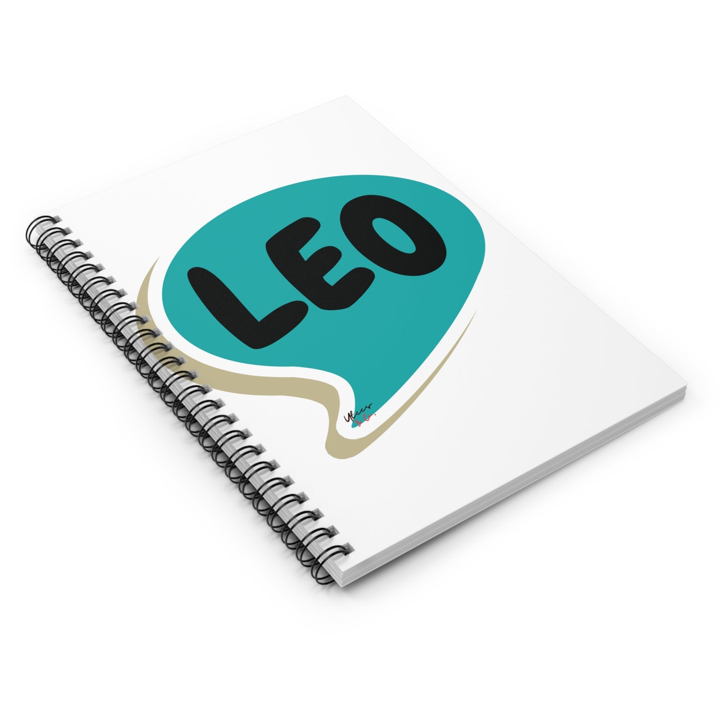 LEO ZODIAC SIGN SPIRAL NOTEBOOK IN SPEECH BUBBLE LEO BIRTHDAY SIGN HOROSCOPE SPIRAL NOTEBOOK