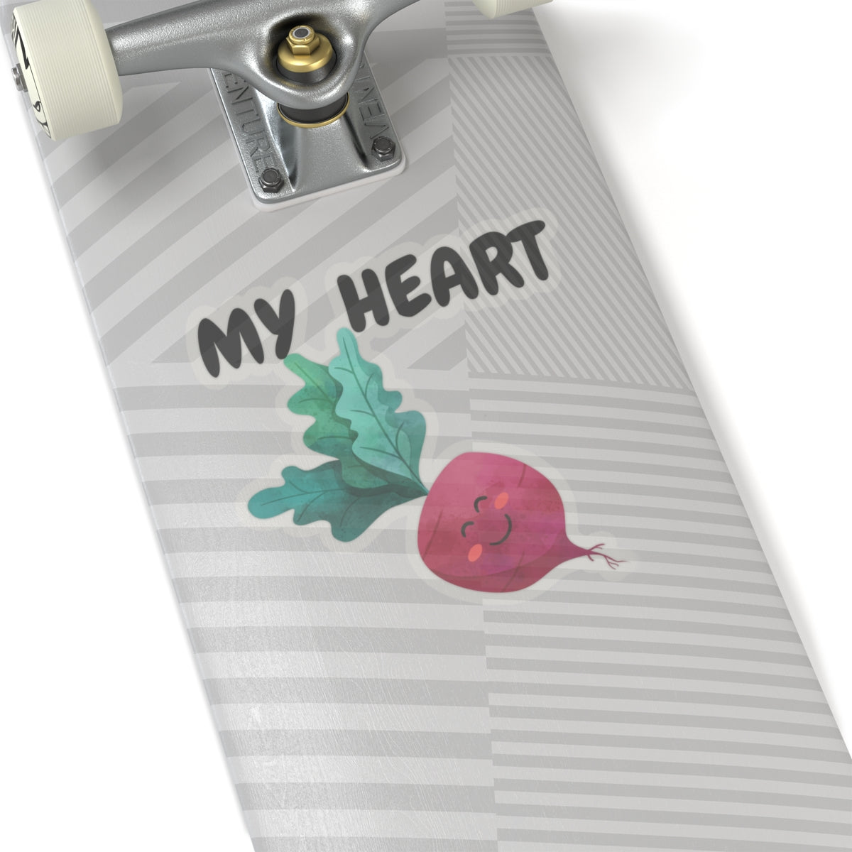 MY HEART BEET STICKER 6X6 BIG STICKER VEGGIE STICKER VEGAN STICKER