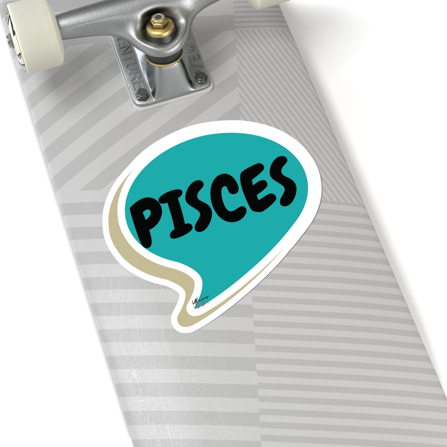 PISCES ZODIAC SIGN STICKER IN SPEECH BUBBLE STICKER OVERSIZED STICKER HOROSCOPE STICKER PISCES SIGN STICKER ASTROLOGY PISCES STICKERS