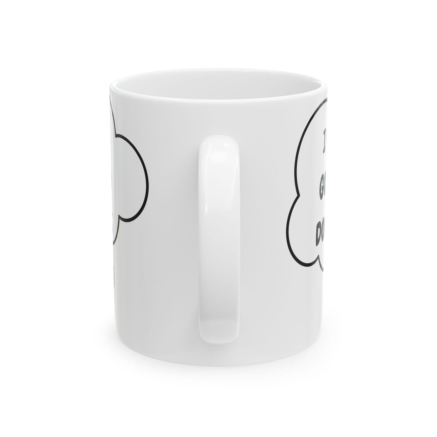 I LOVE GOLDEN DOODLES 11oz CERAMIC MUG IN THOUGHT BUBBLE DESIGN DOG MOM GIFTS DOG DAD GIFTS DRINKWARE FOR PET PARENTS GIFTS FOR DOG LOVERS