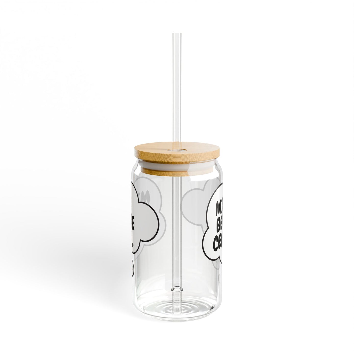MILK BEFORE CEREAL SIPPER GLASS 16oz THOUGHT BUBBLE FUNNY SAYINGS GLASSWARE ICED GLASS SARCASM ICED COFFEE GLASSES SARCASTIC SAYINGS DRINKWARE BAMBOO LID WITH STRAW GLASS CAN TUMBLERS