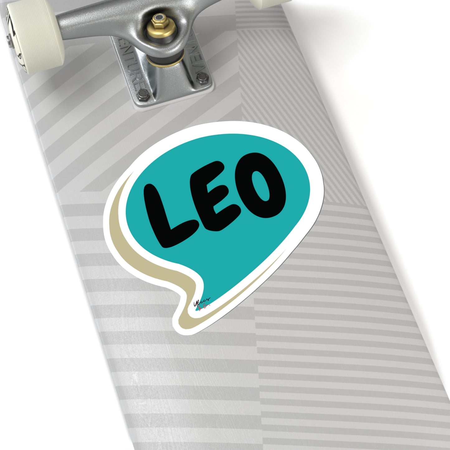 LEO ZODIAC SIGNS STICKER IN SPEECH BUBBLE HOROSCOPE SIGN STICKER BIG OVERSIZED STICKER ZODIAC SIGN LEO SIGN STICKER