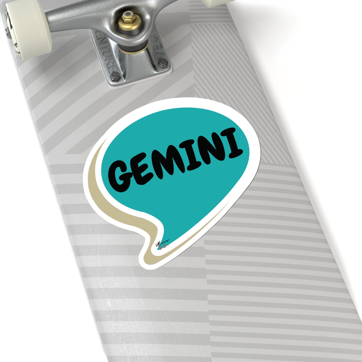 GEMINI ZODIAC SIGN STICKER IN SPEECH BUBBLE GEMINI STICKER JOURNAL STICKERS STATIONARY STICKER GEMINI BIRTHDAY SIGN STICKERS