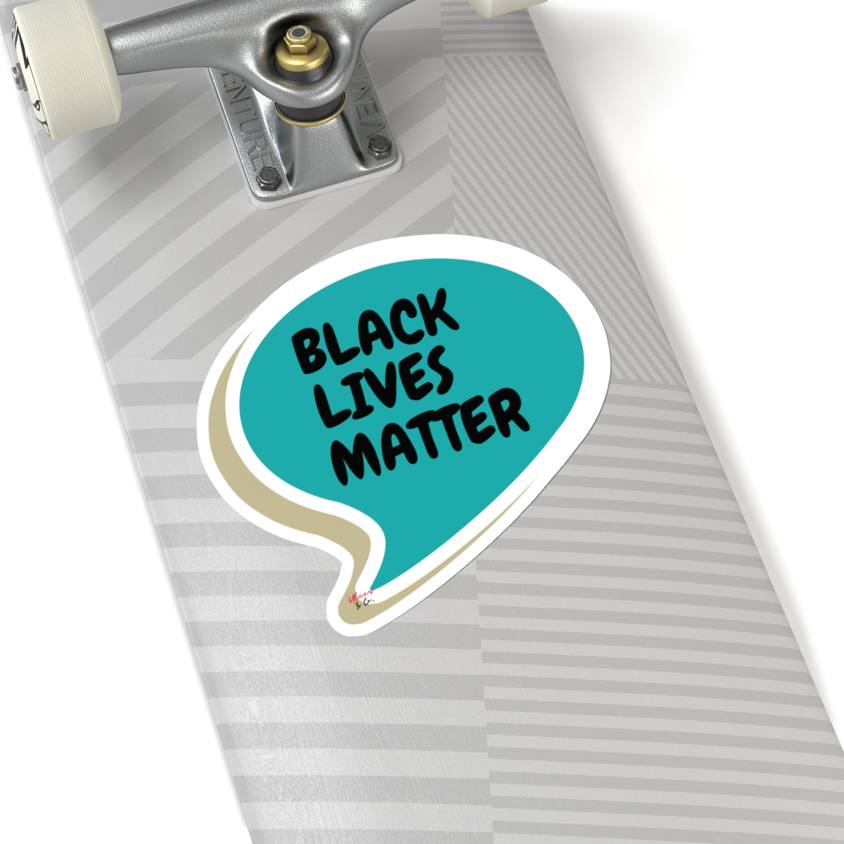 BLACK LIVES MATTER BIG STICKER IN SPEECH BUBBLE BLM BIG STICKER 6X6