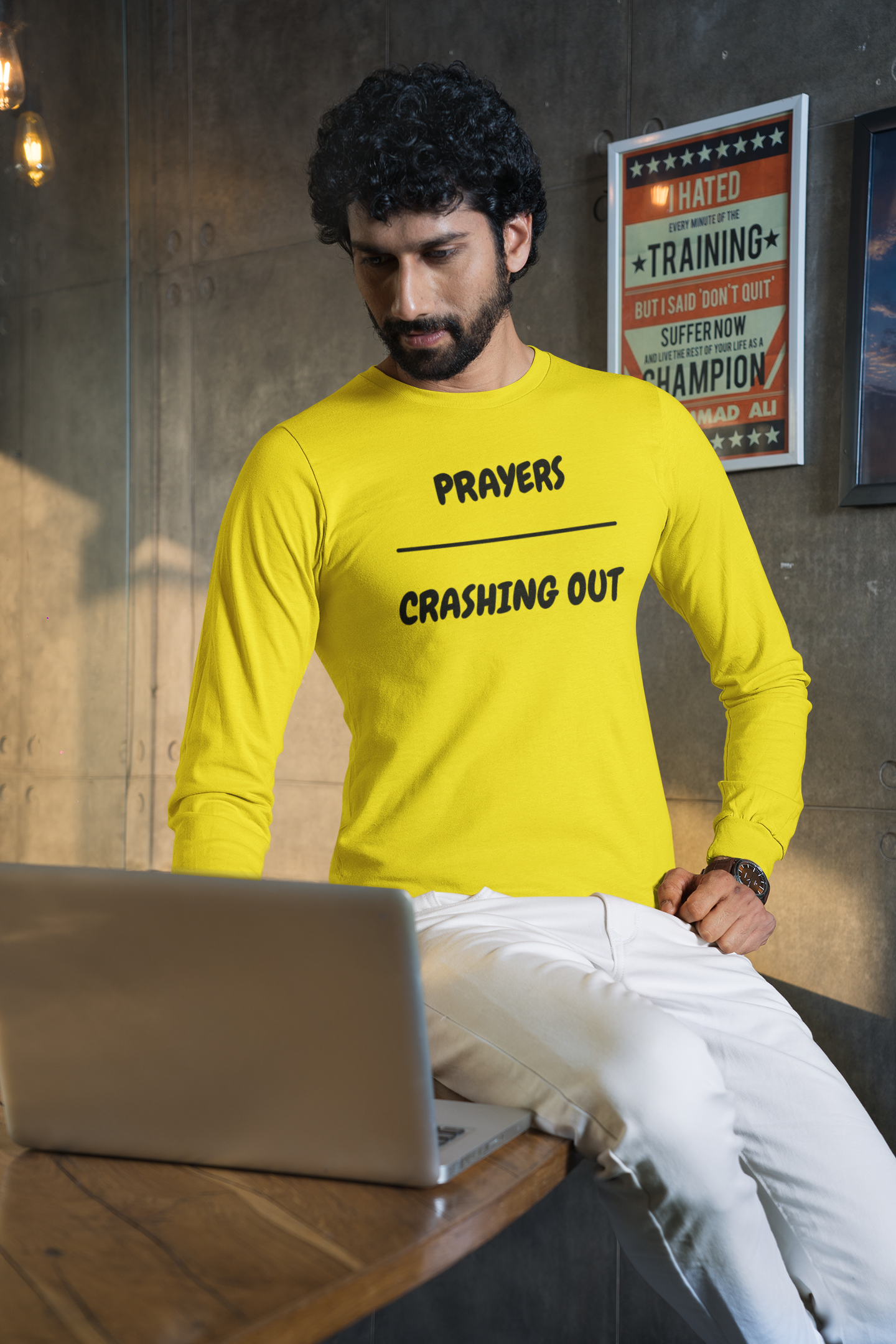 PRAYERS OVER CRASHING OUT LONG SLEEVE IN GIFT UNISEX LONG SLEEVE TOP SARCASTIC SAYINGS LONG SLEEVE FUNNY SAYINGS LONG SLEEVE TOP
