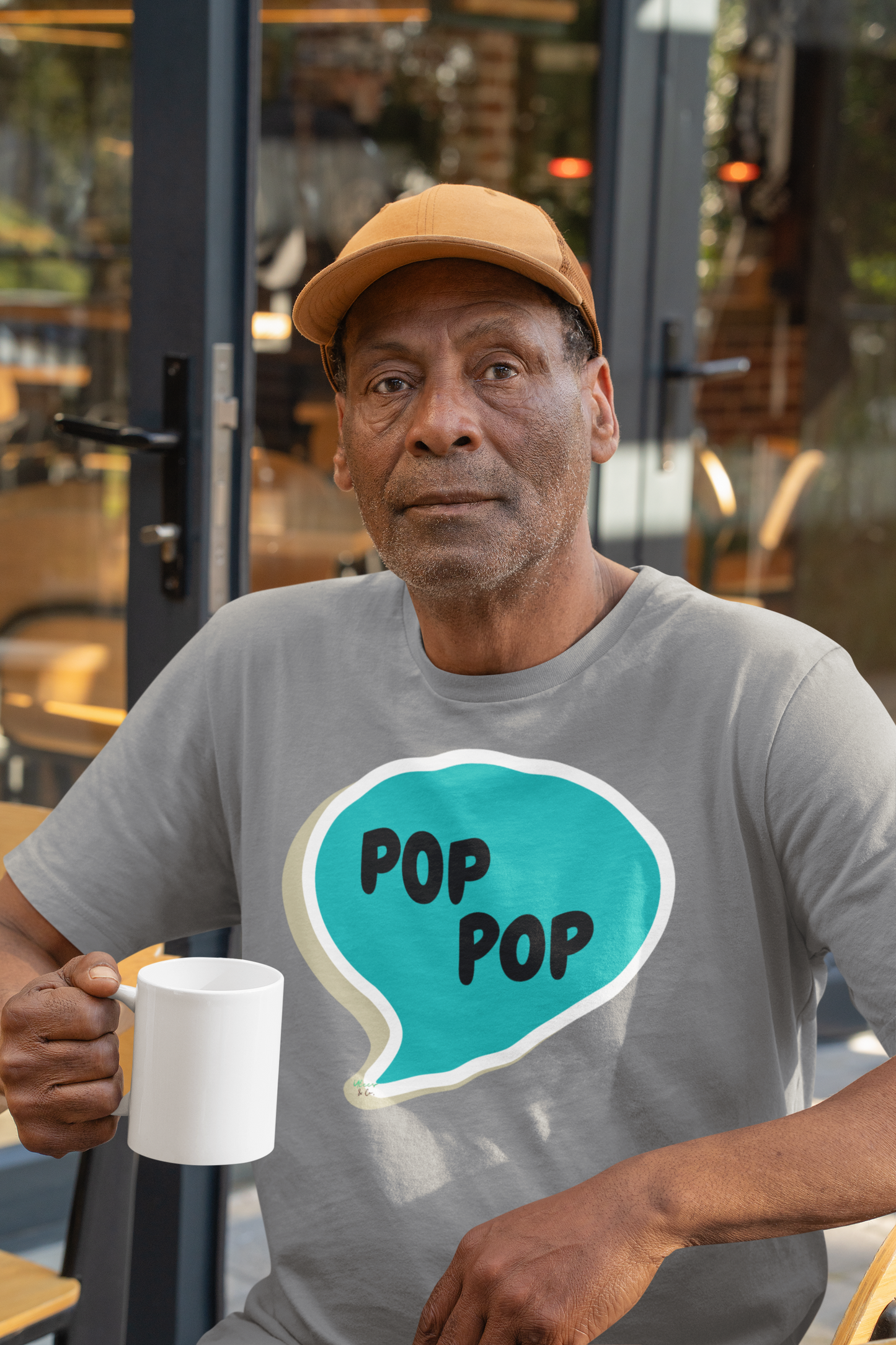 POP POP T-SHIRTS GIFT FOR DAD TSHIRTS FOR HUSBAND THANK YOU DAD TSHIRTS FOR FIRST TIME DAD SHIRTS BIRTHDAY GIFT FOR DAD UNIQUE GRAPHIC UNISEX T-SHIRT IN SPEECH BUBBLE GIFT NEW DAD GIFT FROM KIDS FOR DAD TEES FOR FATHER'S DAY DAD GIFT IDEA