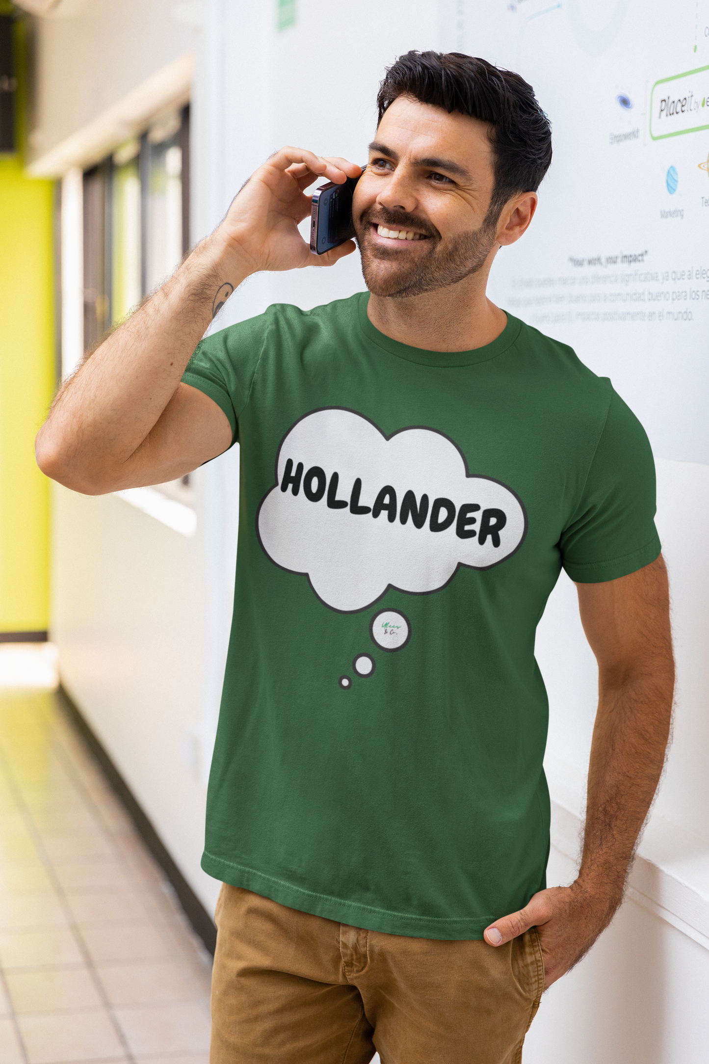 HOLLANDER T-SHIRT IN THOUGHT BUBBLE GRAPHIC UNISEX T-SHIRT HEATED RIVALRY GIFT SHIRTS SHANE HOLLANDER TEE FOR WOMEN FOR MEN HOCKEY PLAYER SHIRTS FOR GIFTS JERSEY NUMBER T-SHIRT