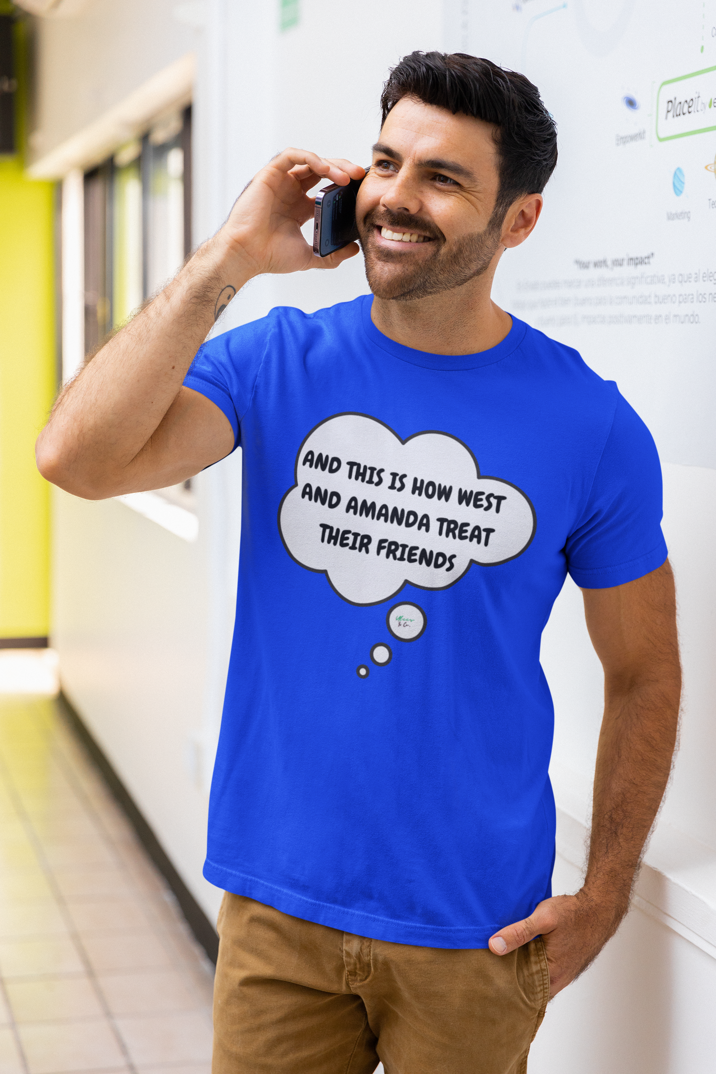 AND THIS IS HOW WEST AND AMANDA TREAT THEIR FRIENDS T-SHIRT SUMMER HOUSE INSPIRED TEES IN THOUGHT BUBBLE BRAVO DRAMA TEE SHIRTS UNIQUE GRAPHIC UNISEX T-SHIRTS GIFT FOR SARCASTIC TSHIRT CIARA MILLER AMANDA BATULA WEST WILSON MEN GIFT FOR WOMEN TEE FOR MEN