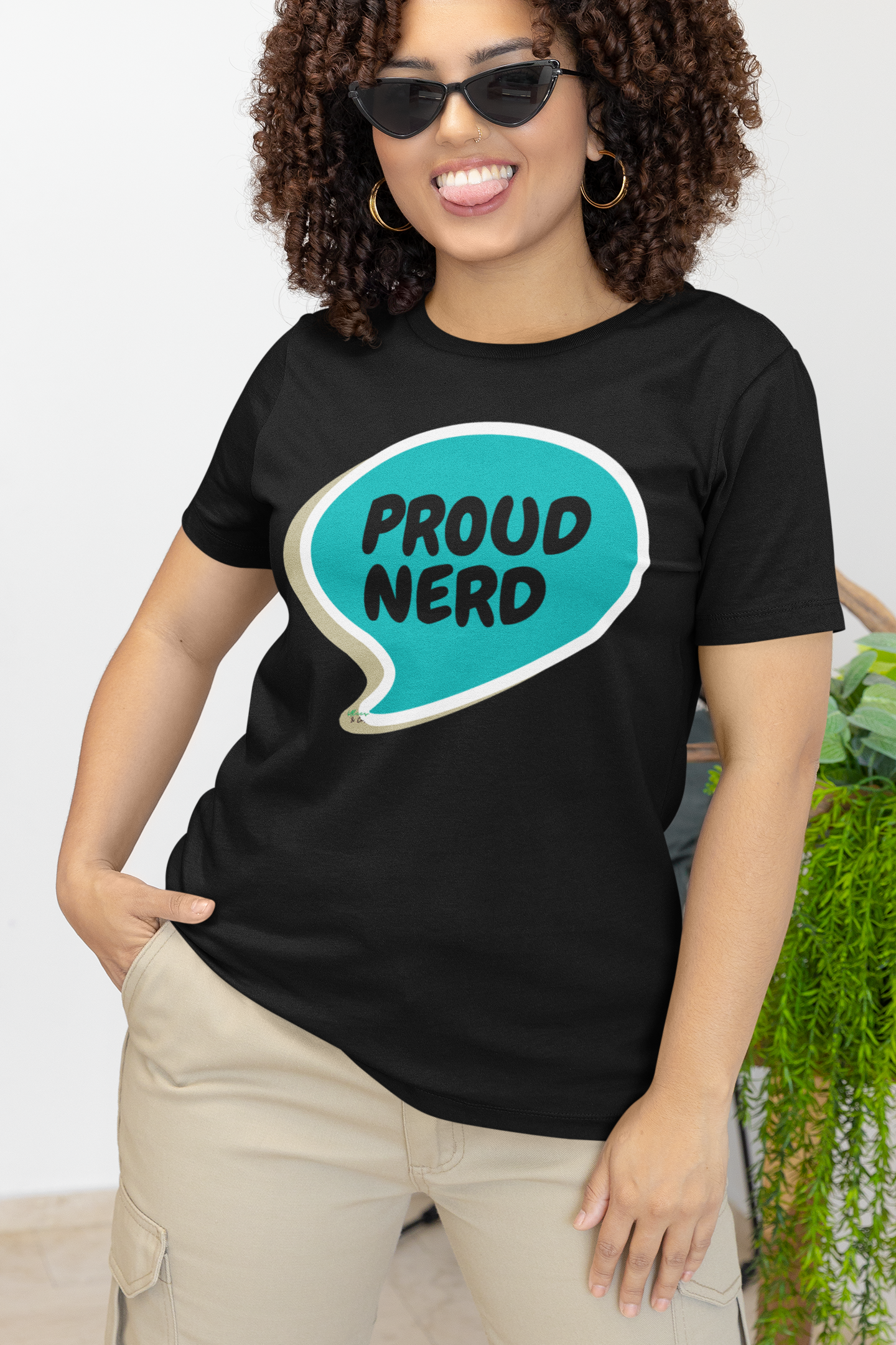 PROUD NERD T-SHIRT IN SPEECH BUBBLE UNISEX TSHIRT FUNNY SAYINGS T SHIRT SARCASTIC SAYINGS T-SHIRT SARCASM TEES