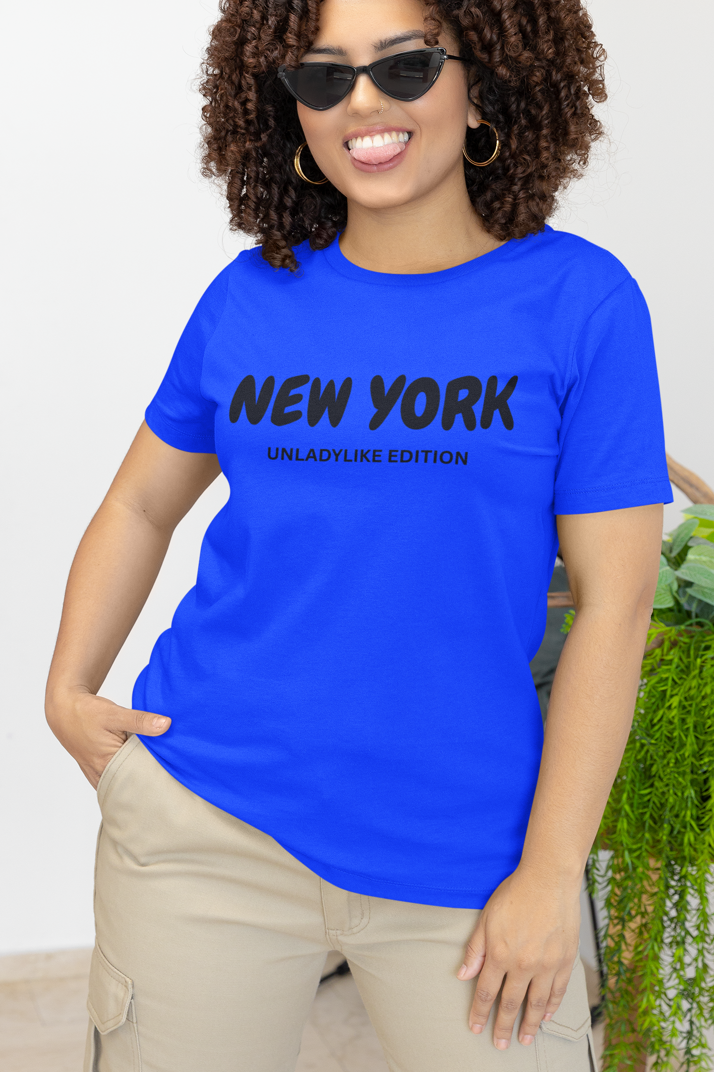NEW YORK (UNLADYLIKE EDITION) T-SHIRT UNIQUE GRAPHIC UNISEX TEXT ONLY SHIRT STREETWEAR FASHION NEW YORK KNICKS TEES NBA CHAMPIONSHIP T-SHIRT NEW YORK CHAMPS BIRTHDAY GIFTS FOR WOMEN GIFT FOR MEN CLOTHING BRAND