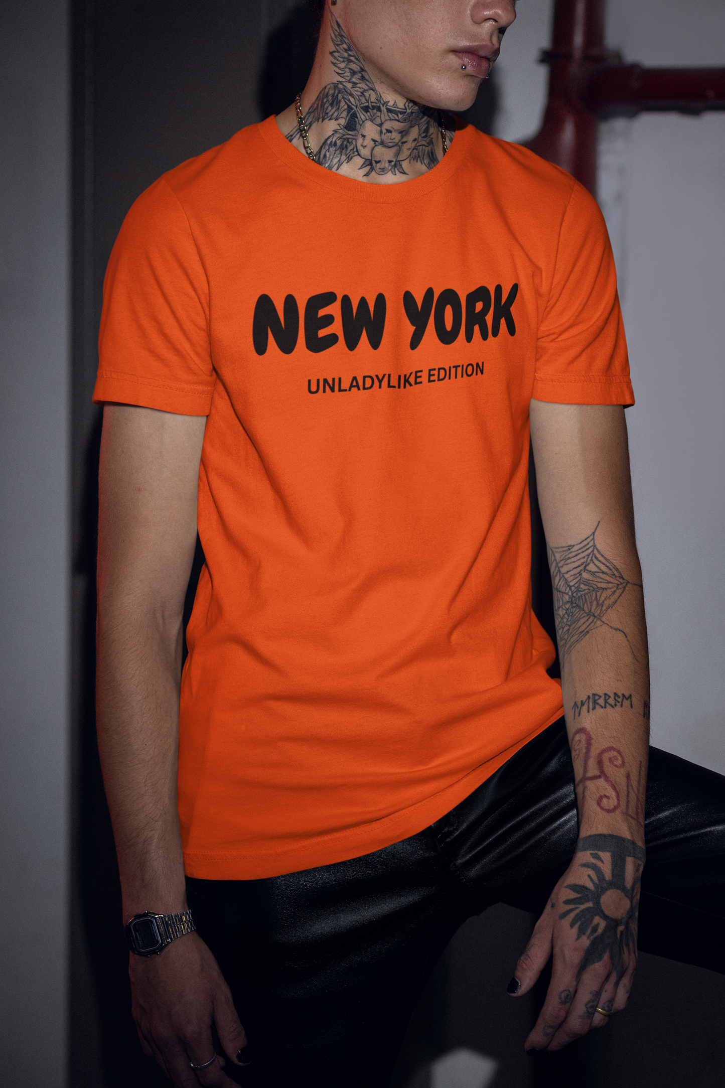 NEW YORK (UNLADYLIKE EDITION) T-SHIRT UNIQUE GRAPHIC UNISEX TEXT ONLY SHIRT STREETWEAR FASHION NEW YORK KNICKS TEES NBA CHAMPIONSHIP T-SHIRT NEW YORK CHAMPS BIRTHDAY GIFTS FOR WOMEN GIFT FOR MEN CLOTHING BRAND