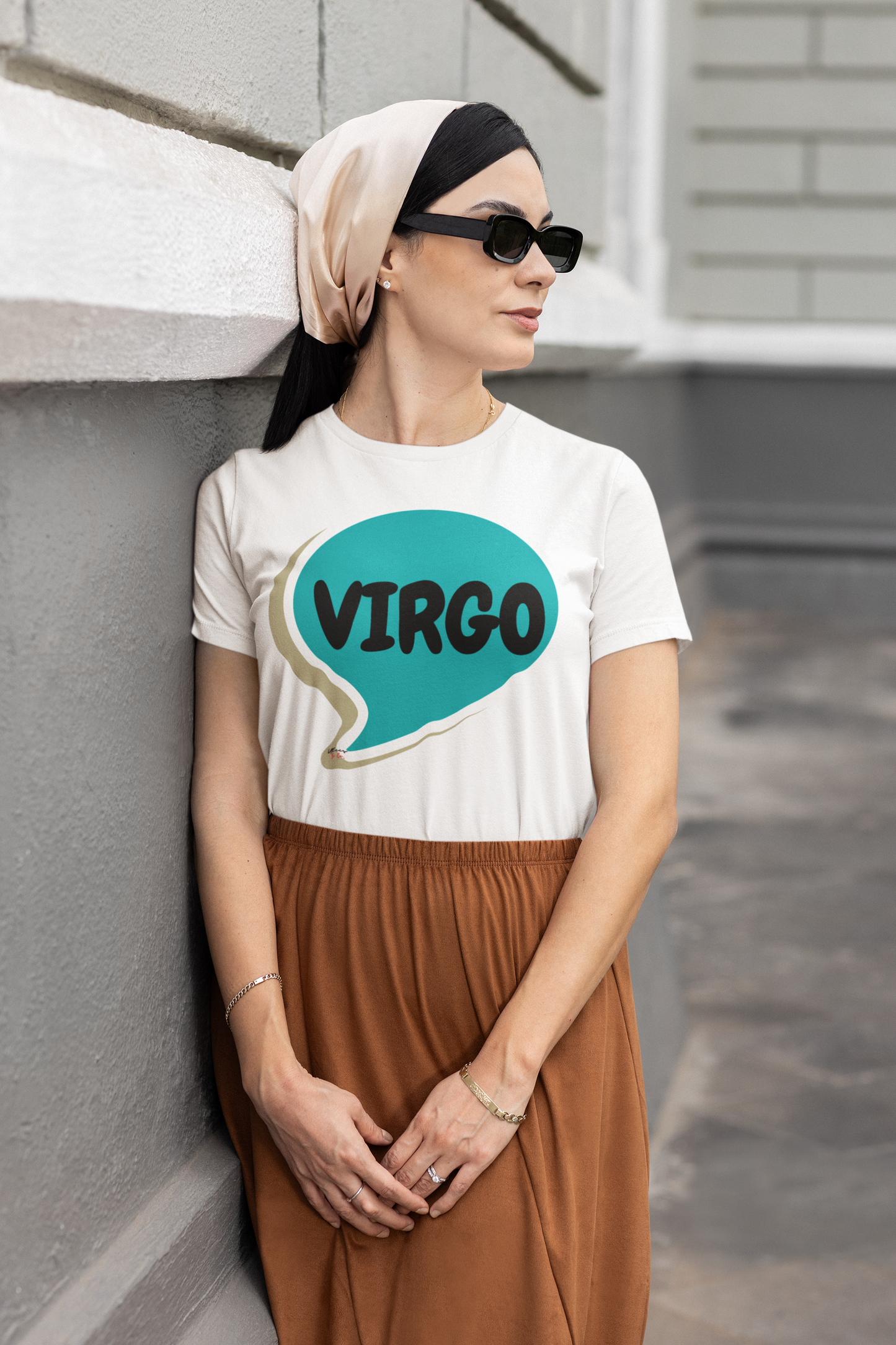 VIRGO ZODIAC SIGN T-SHIRT IN SPEECH BUBBLE VIRGO HOROSCOPE ASTRONOMY SIGN UNISEX T SHIRT VIRGO BIRTHDAY SIGN VIRGO SEASON TSHIRT GIFT FOR VIRGO