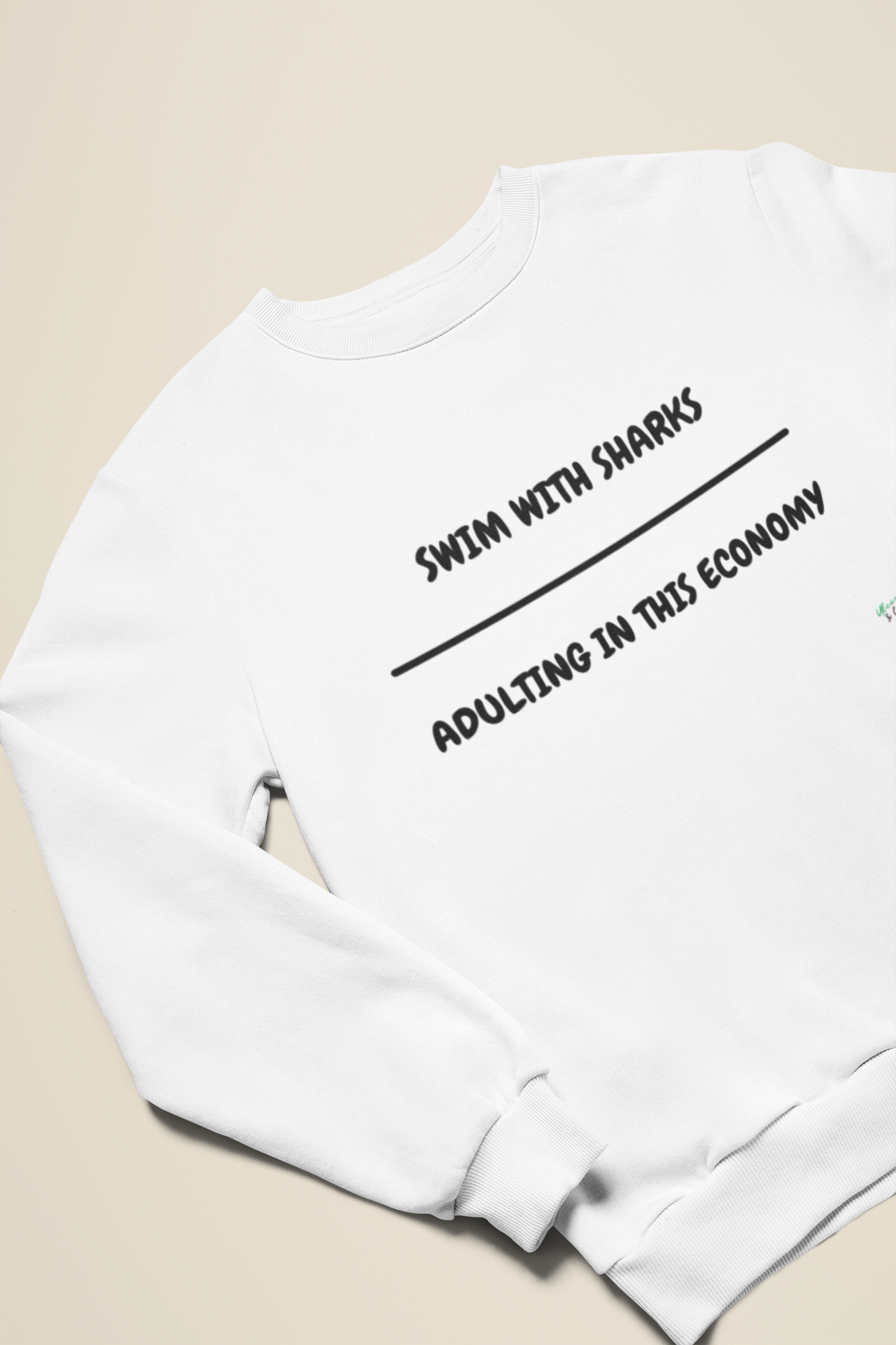 SWIM WITH SHARKS OVER ADULTING IN THIS ECONOMY T-SHIRT TEXT ONLY GRAPHIC UNISEX TSHIRT FUNNY SAYINGS T SHIRT SARCASTIC SAYINGS T-SHIRT HILARIOUS SHIRTS SARCASM TEES GIFTS FOR WOMEN GIFT FOR MEN