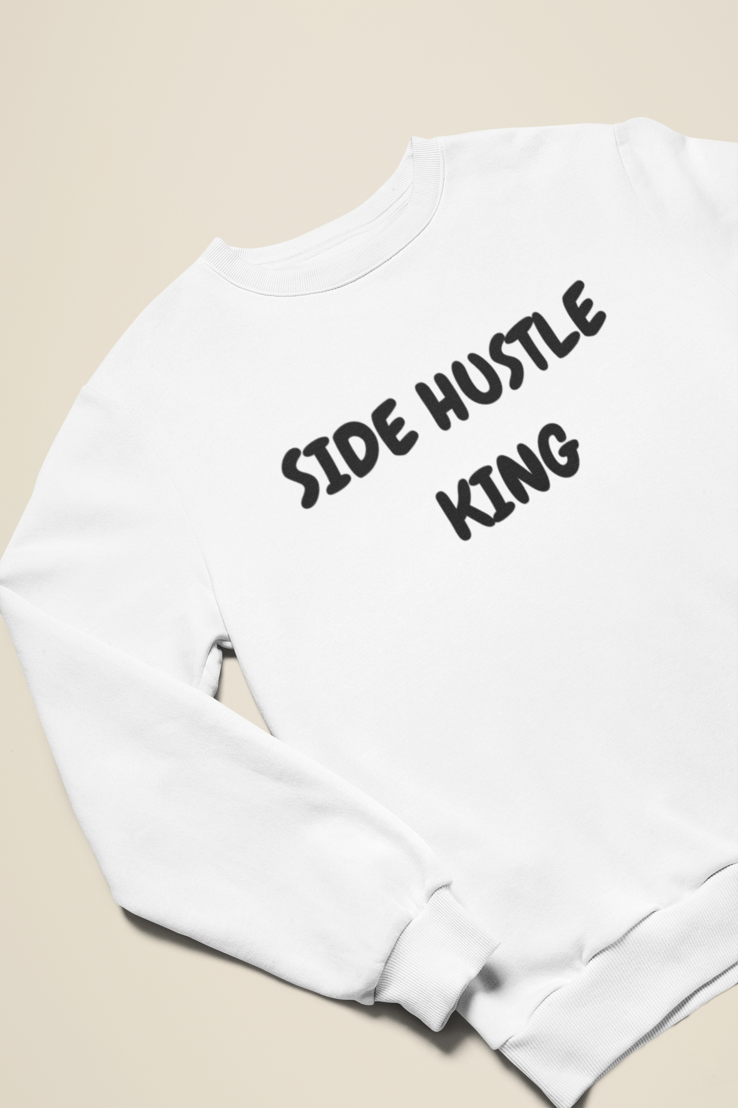 SIDE HUSTLE KING SWEATSHIRT IN TEXT ONLY GRAPHIC UNISEX CREWNECK PULLOVER SWEATSHIRT ENTREPRENEUR SWEATSHIRTS SWEATER  SIDE HUSTLE JOBS SWEATSHIRTS FOR WOMEN SWEATSHIRTS FOR MEN GIFT IDEAS
