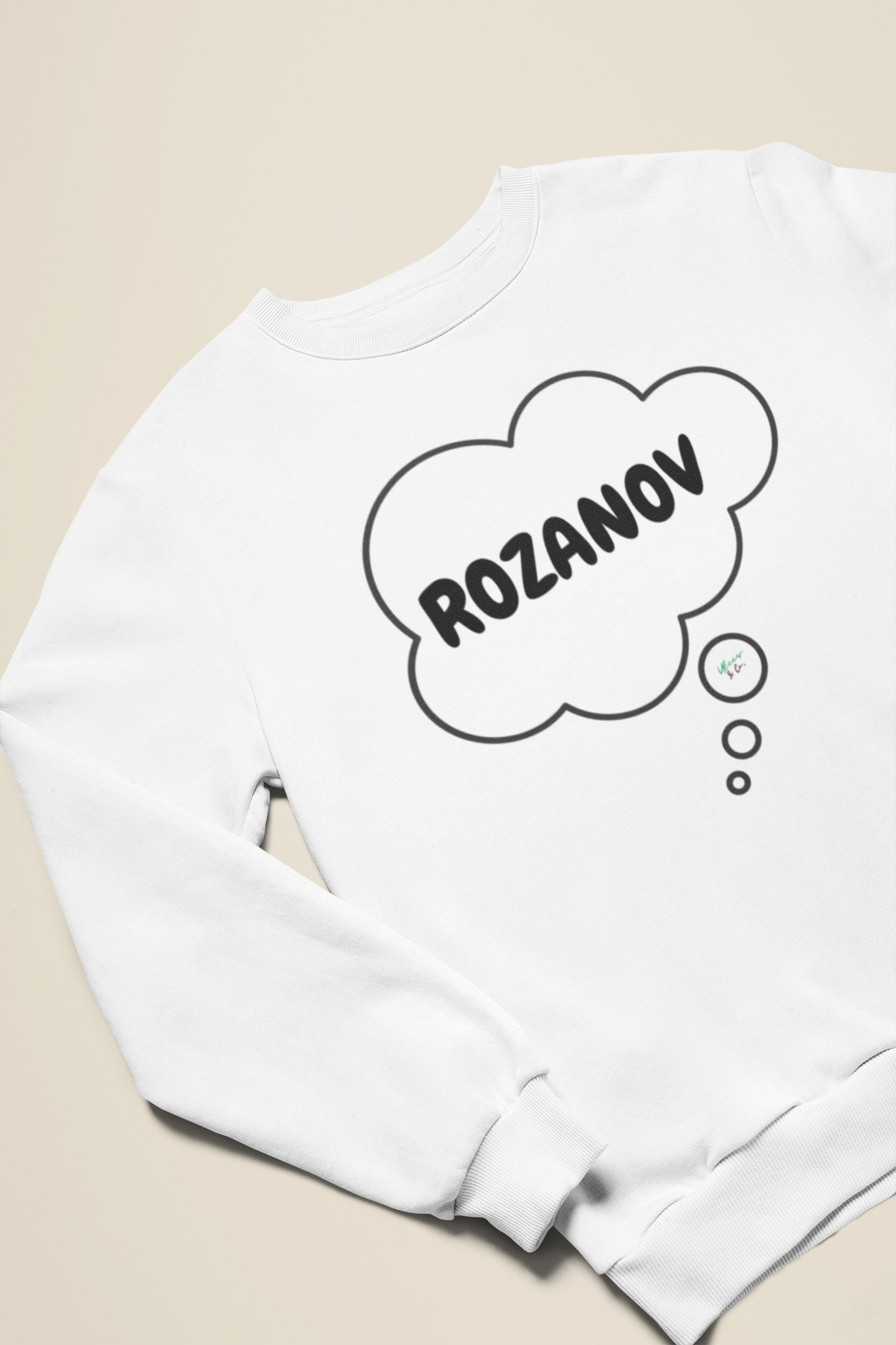 ROZANOV SWEATSHIRT IN THOUGHT BUBBLE GRAPHIC UNISEX CREWNECK PULLOVER SWEATSHIRT HEATED RIVALRY SWEATER ILYA ROZANOV SWEATSHIRTS FOR WOMEN SWEATSHIRTS FOR MEN HOCKEY PLAYERS GIFT IDEAS JERSEY NUMBER T-SHIRT FAN MERCH HOCKEY ROMANCE