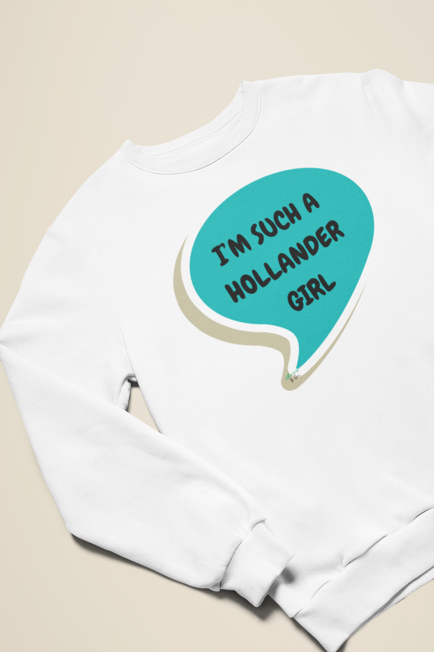 I'M SUCH A HOLLANDER GIRL SWEATSHIRT IN SPEECH BUBBLE GRAPHIC UNISEX CREWNECK PULLOVER SWEATSHIRT HEATED RIVALRY SWEATER SHANE HOLLANDER SWEATSHIRTS FOR WOMEN SWEATSHIRTS FOR MEN HOCKEY PLAYERS GIFT IDEAS JERSEY NUMBER T-SHIRT FAN MERCH HOCKEY ROMANCE