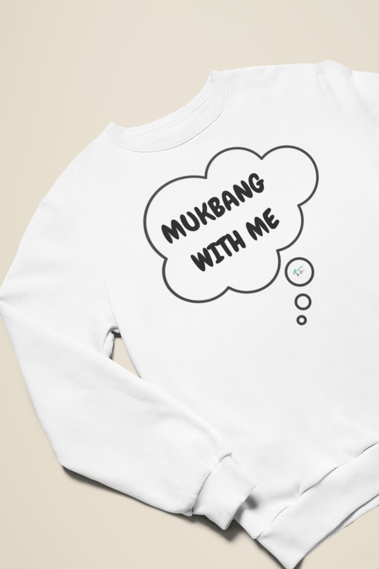 MUKBANG WITH ME SWEATSHIRT IN IN THOUGHT BUBBLE GRAPHIC UNISEX CREWNECK PULLOVER SWEATSHIRT FUNNY SAYINGS SWEATER FOODIE SWEATSHIRTS SARCASTIC SAYINGS SWEATSHIRTS FOR WOMEN SWEATSHIRTS FOR MEN GIFT IDEAS