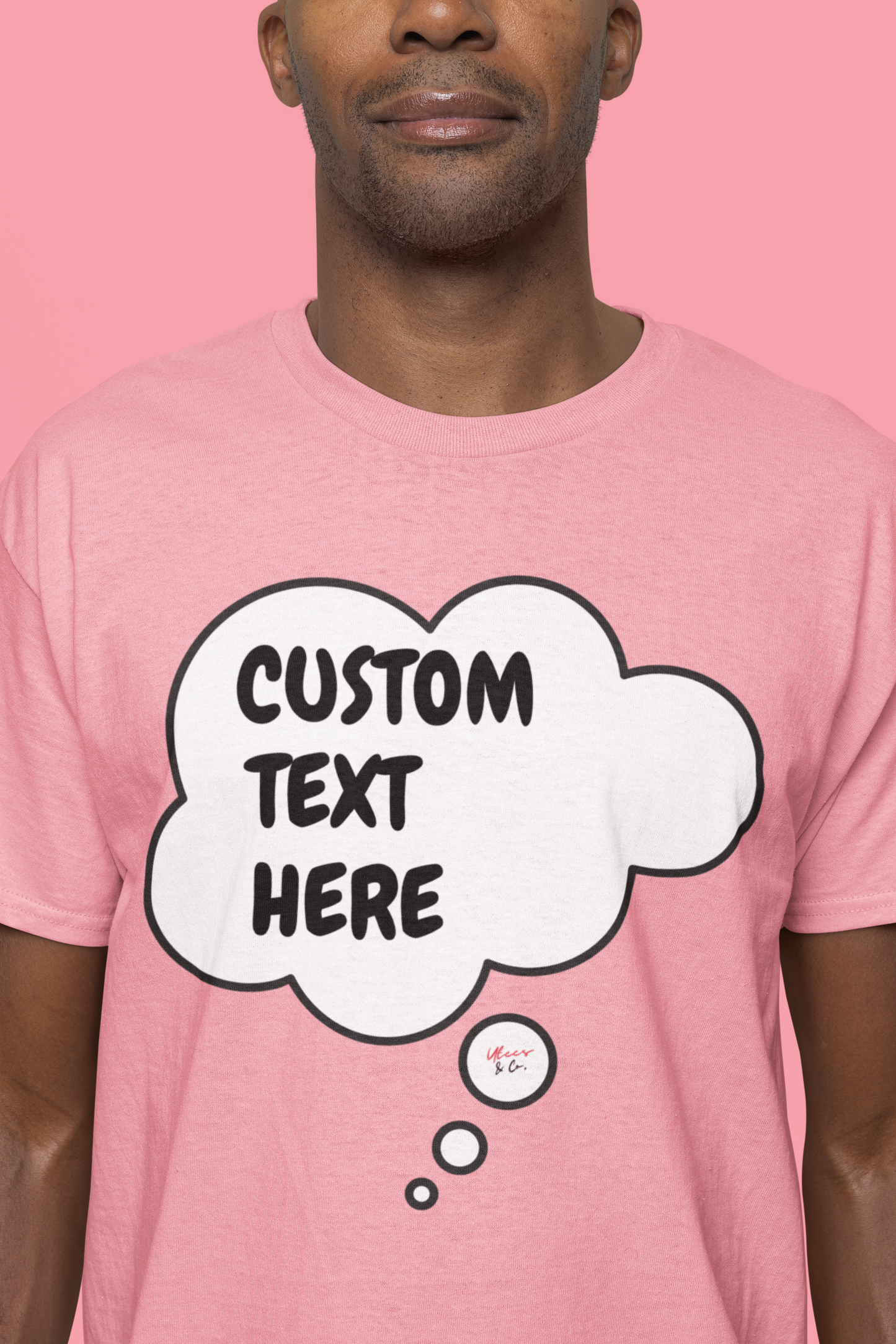 PERSONALIZE T-SHIRT CREATE A CUSTOMIZE SHIRT IN THOUGHT BUBBLE FOR UNISEX T-SHIRT PERSONALIZED FOR YOURSELF OR A GIFT CUSTOM FUNNY OR SARCASTIC SAYINGS OR A NAME ITS UP TO YOU SHIRT FOR WOMEN FOR MEN TSHIRT