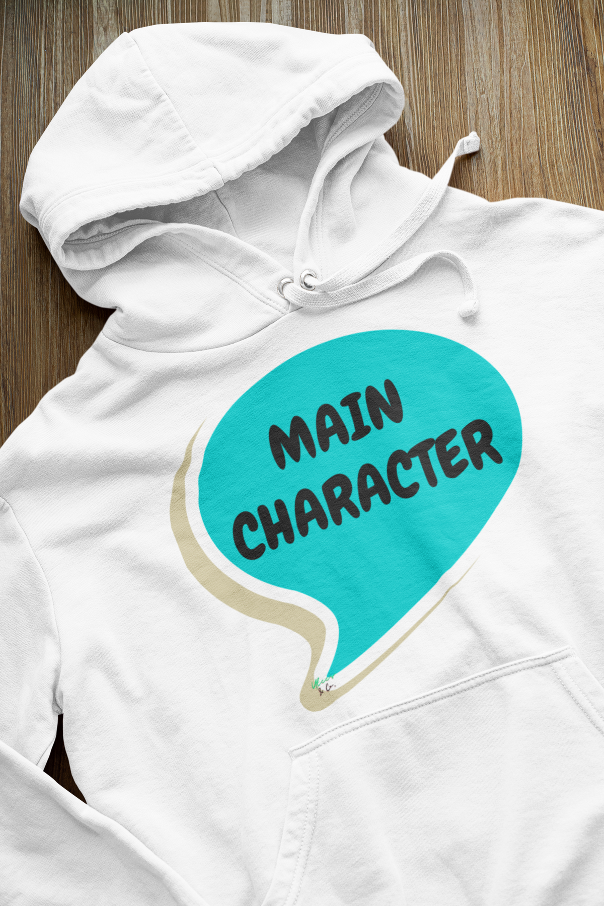 MAIN CHARACTER HOODIE IN SPEECH BUBBLE UNISEX PULLOVER HOODIE FUNNY SAYINGS HOODIE FOR WOMEN SARCASTIC SAYINGS HOODIE FOR MEN