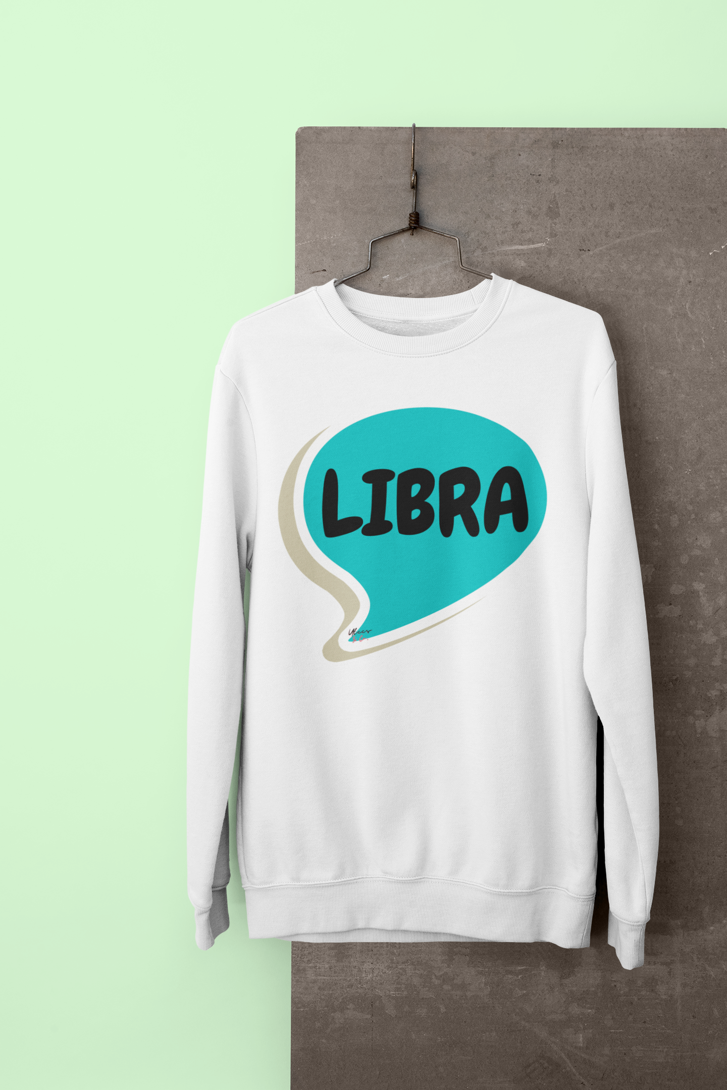 LIBRA ZODIAC SIGN IN SPEECH BUBBLE UNISEX CREWNECK PULLOVER SWEATSHIRT HOROSCOPE LIBRA ZODIAC SIGNS SWEATER ASTRONOMY LIBRA SIGNS SWEATSHIRT LIBRA ZODIAC SYMBOLS SWEATSHIRT LIBRA SIGN ZODIAC SEASON