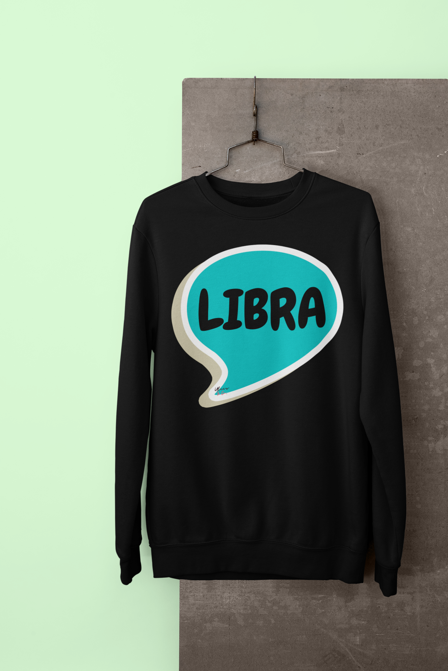 LIBRA ZODIAC SIGN IN SPEECH BUBBLE UNISEX CREWNECK PULLOVER SWEATSHIRT HOROSCOPE LIBRA ZODIAC SIGNS SWEATER ASTRONOMY LIBRA SIGNS SWEATSHIRT LIBRA ZODIAC SYMBOLS SWEATSHIRT LIBRA SIGN ZODIAC SEASON