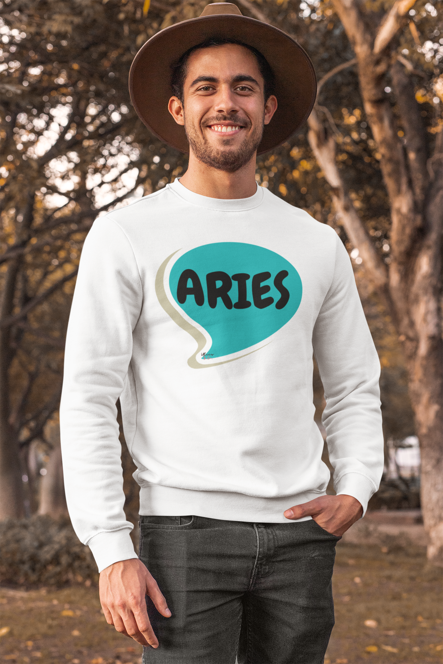 ARIES ZODIAC SIGN IN SPEECH BUBBLE UNISEX CREWNECK PULLOVER SWEATSHIRT TRENDY SWEATERS ARIES SIGN BIRTHDAY GIFTS ARIES ZODIAC SYMBOLS SWEATSHIRT ASTROLOGY ARIES SIGNS SWEATSHIRTS ZODIAC ARIES SEASON