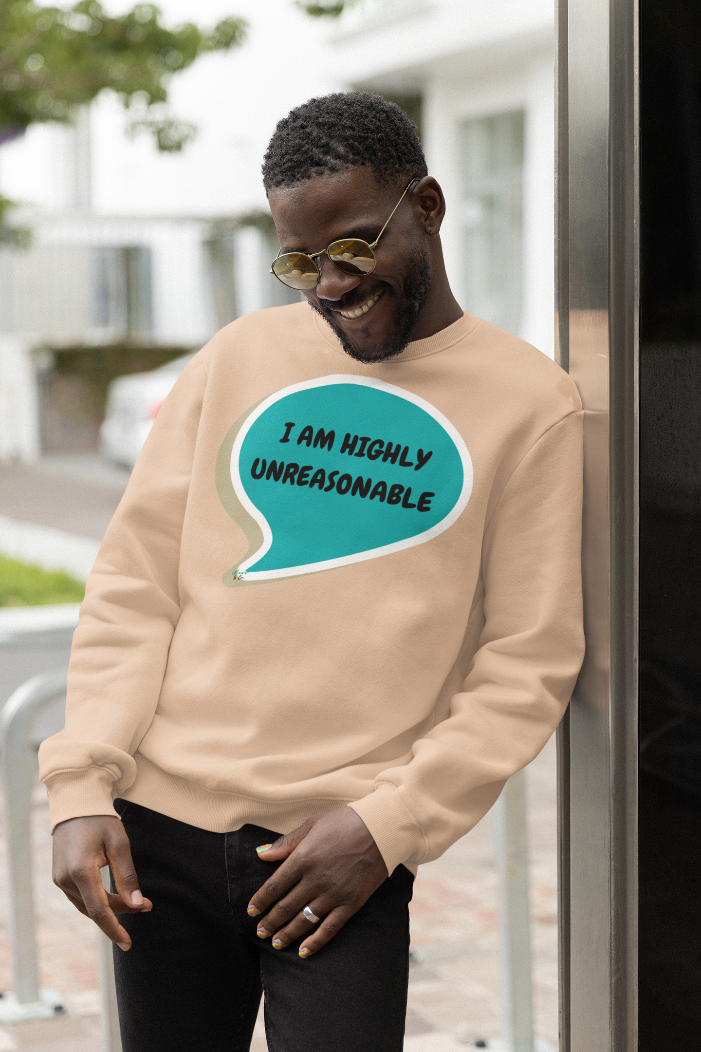I AM HIGHLY UNREASONABLE SWEATSHIRT IN SPEECH BUBBLE UNISEX CREWNECK PULLOVER SWEATSHIRT FUNNY SAYINGS SWEATER SARCASTIC SAYINGS SWEATSHIRTS FOR WOMEN SWEATSHIRTS FOR MEN