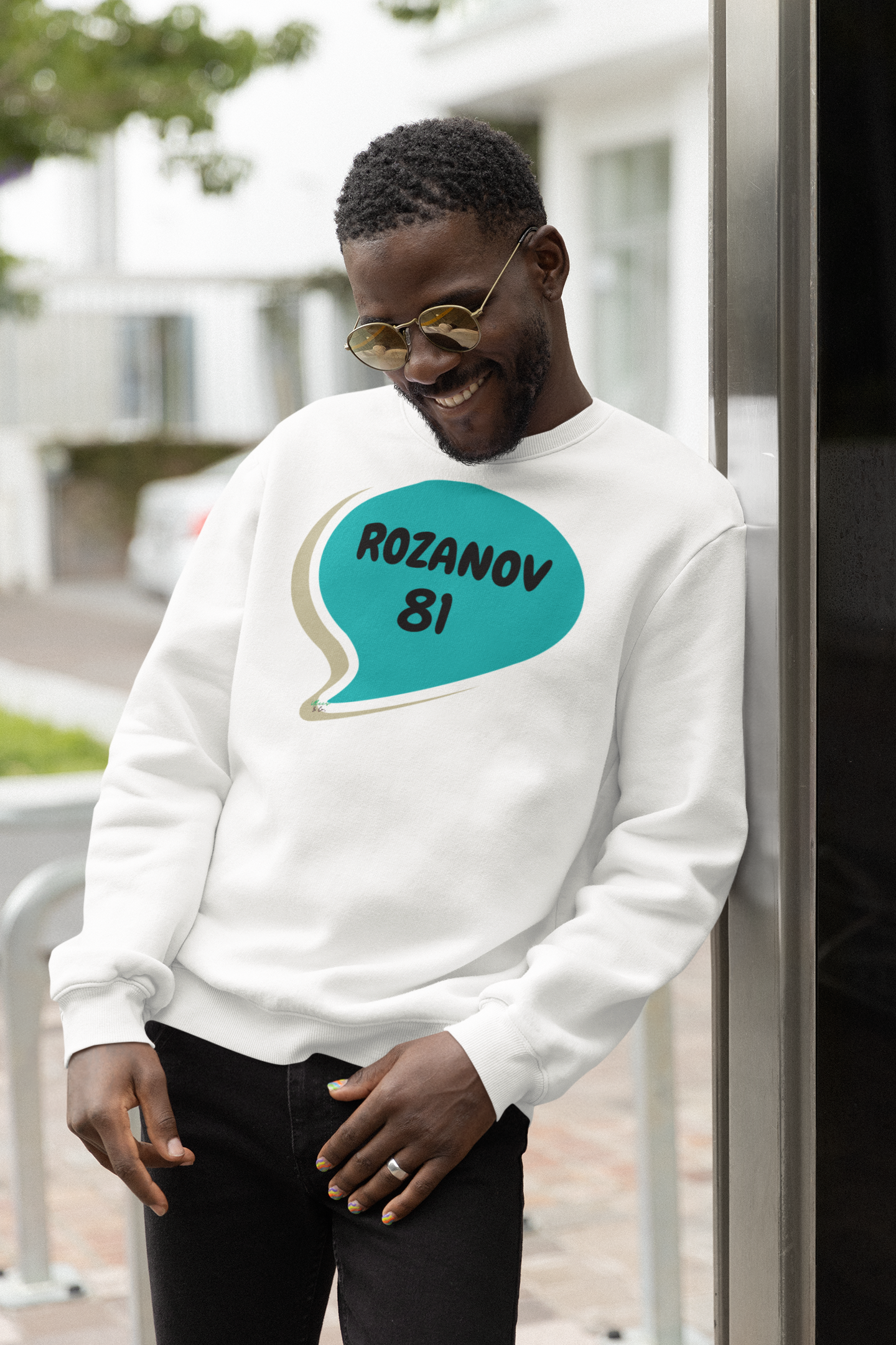 ROZANOV 81 SWEATSHIRT IN SPEECH BUBBLE GRAPHIC UNISEX CREWNECK PULLOVER SWEATSHIRT HEATED RIVALRY SWEATER ILYA ROZANOV SWEATSHIRTS FOR WOMEN SWEATSHIRTS FOR MEN HOCKEY PLAYERS GIFT IDEAS JERSEY NUMBER T-SHIRT FAN MERCH HOCKEY ROMANCE