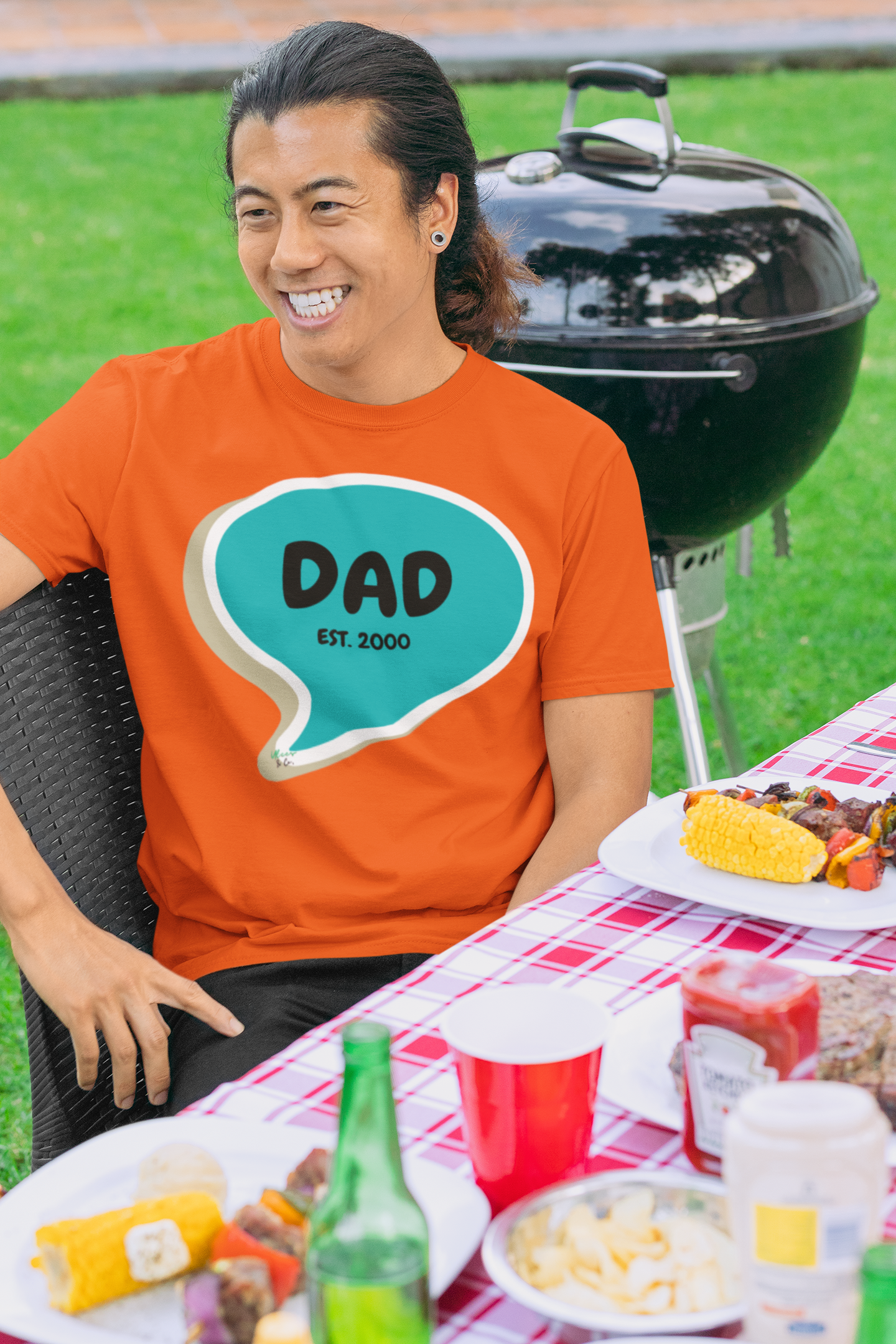 WHEN I BECAME A DAD T-SHIRT CUSTOMIZE UNIQUE GRAPHIC UNISEX T-SHIRT SPEECH BUBBLE CUSTOM SHIRT PERSONALIZED  FOR NEW DAD'S UNIQUE DAD GIFT FOR FIRST TIME DAD CUSTOM GIFT FOR FATHER'S DAY