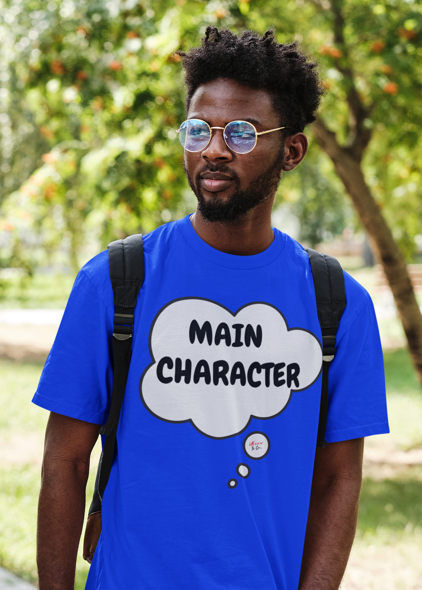 MAIN CHARACTER IN A THOUGHT BUBBLE UNISEX T-SHIRTS FUNNY SAYINGS SHIRTS SARCASTIC TSHIRTS FOR GIFT FOR WOMEN T SHIRT GIFT FOR MEN SARCASM MOTIVATIONAL GIFTS