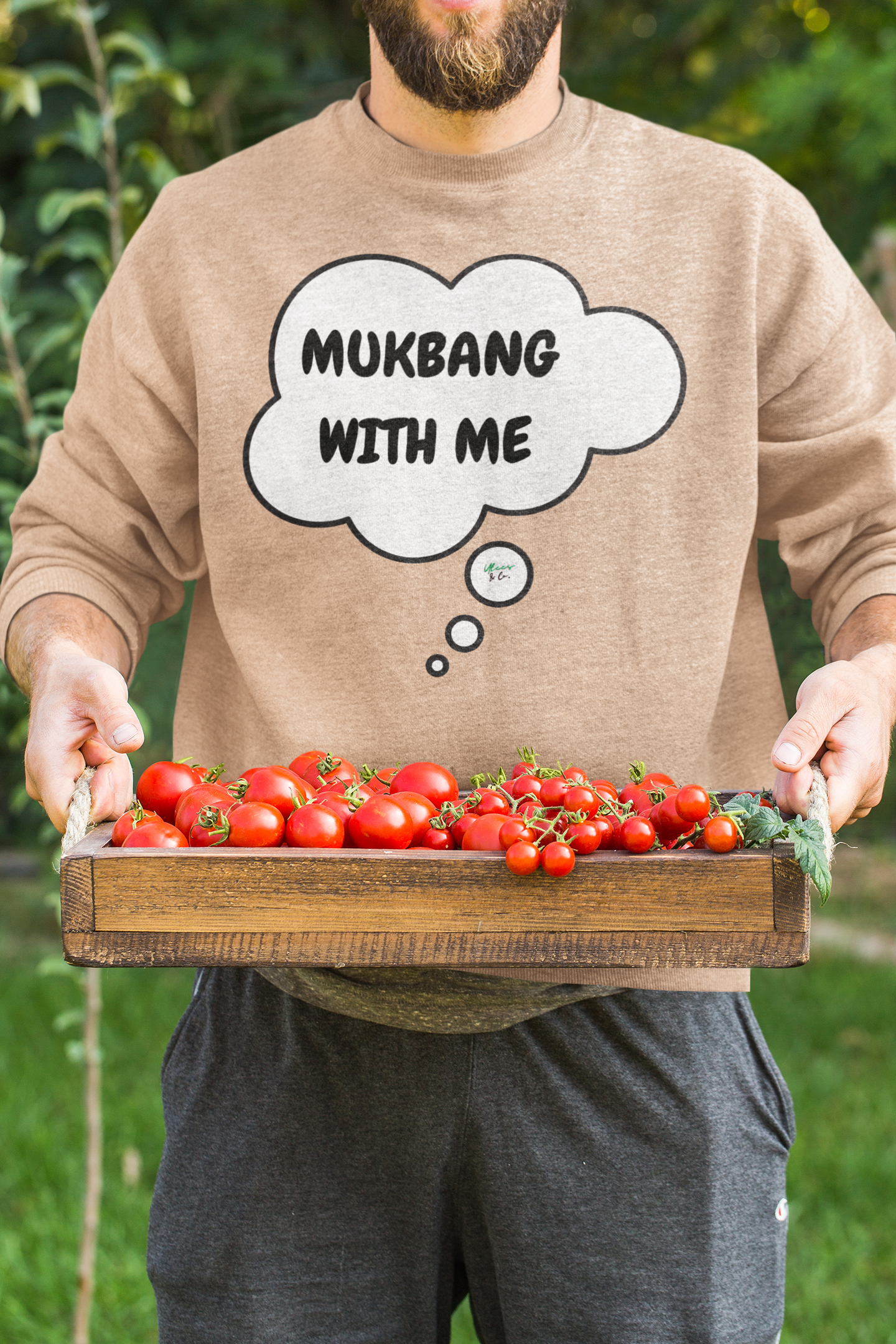 MUKBANG WITH ME SWEATSHIRT IN IN THOUGHT BUBBLE GRAPHIC UNISEX CREWNECK PULLOVER SWEATSHIRT FUNNY SAYINGS SWEATER FOODIE SWEATSHIRTS SARCASTIC SAYINGS SWEATSHIRTS FOR WOMEN SWEATSHIRTS FOR MEN GIFT IDEAS